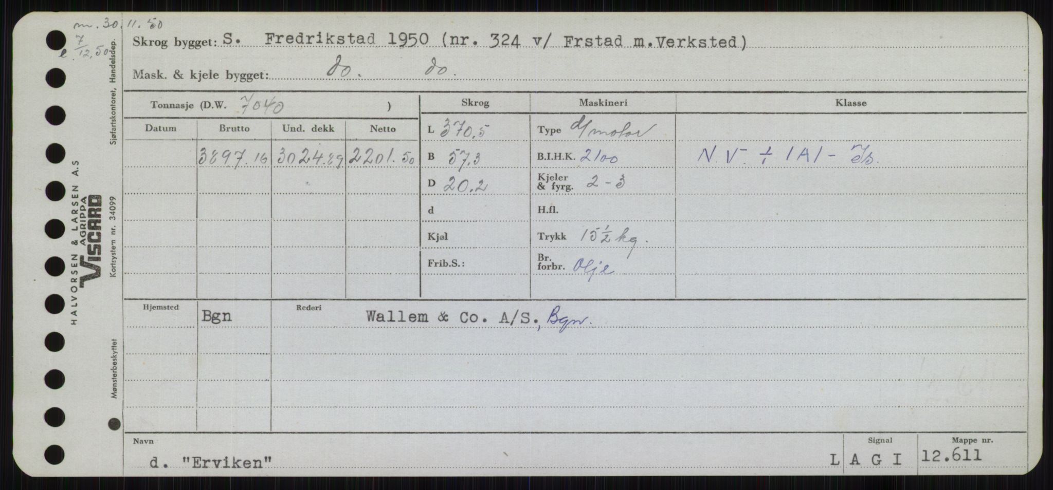 Sjøfartsdirektoratet med forløpere, Skipsmålingen, RA/S-1627/H/Hb/L0002: Fartøy, E-H, p. 45