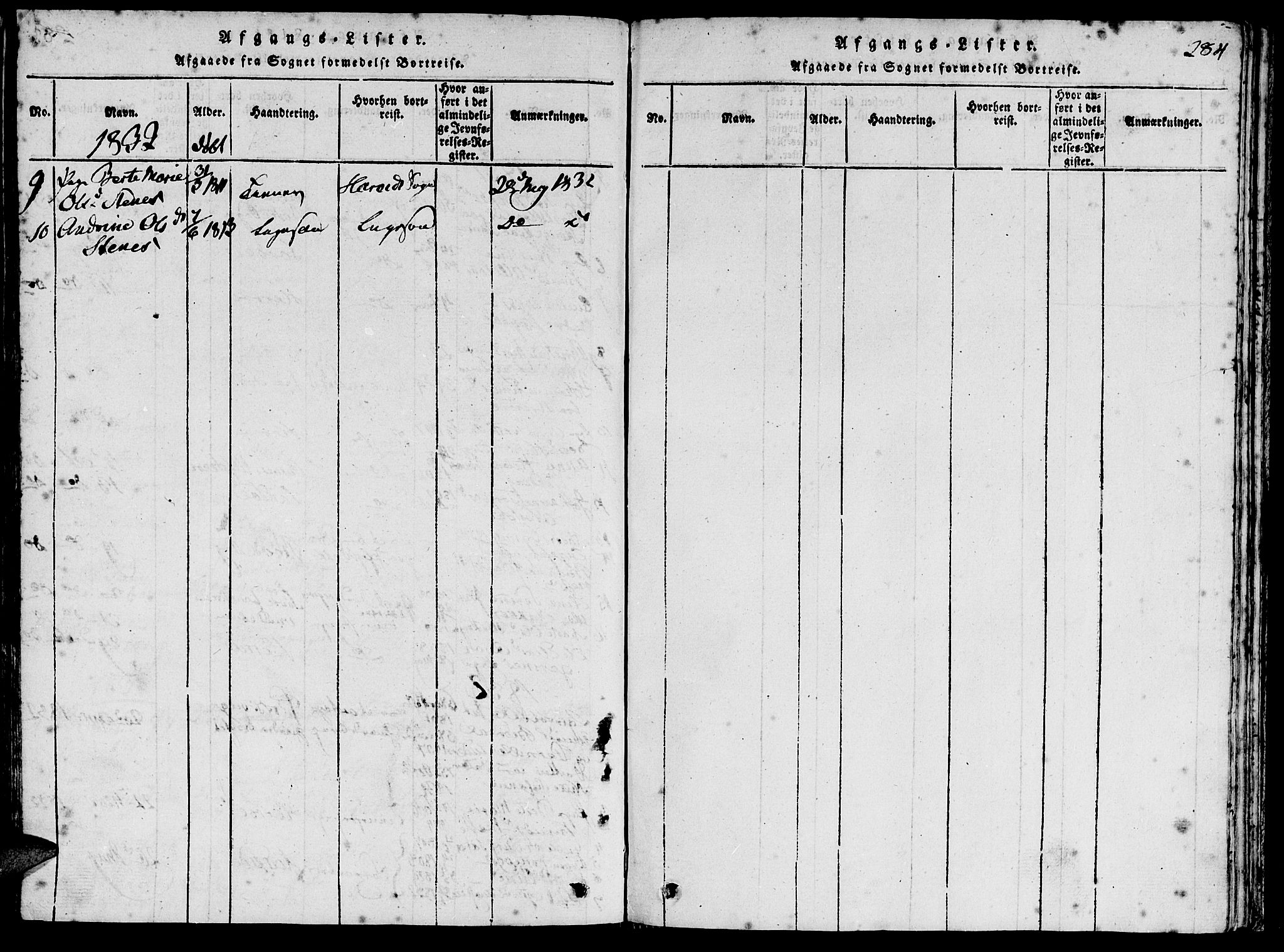 Ministerialprotokoller, klokkerbøker og fødselsregistre - Møre og Romsdal, AV/SAT-A-1454/511/L0138: Parish register (official) no. 511A05, 1817-1832, p. 284