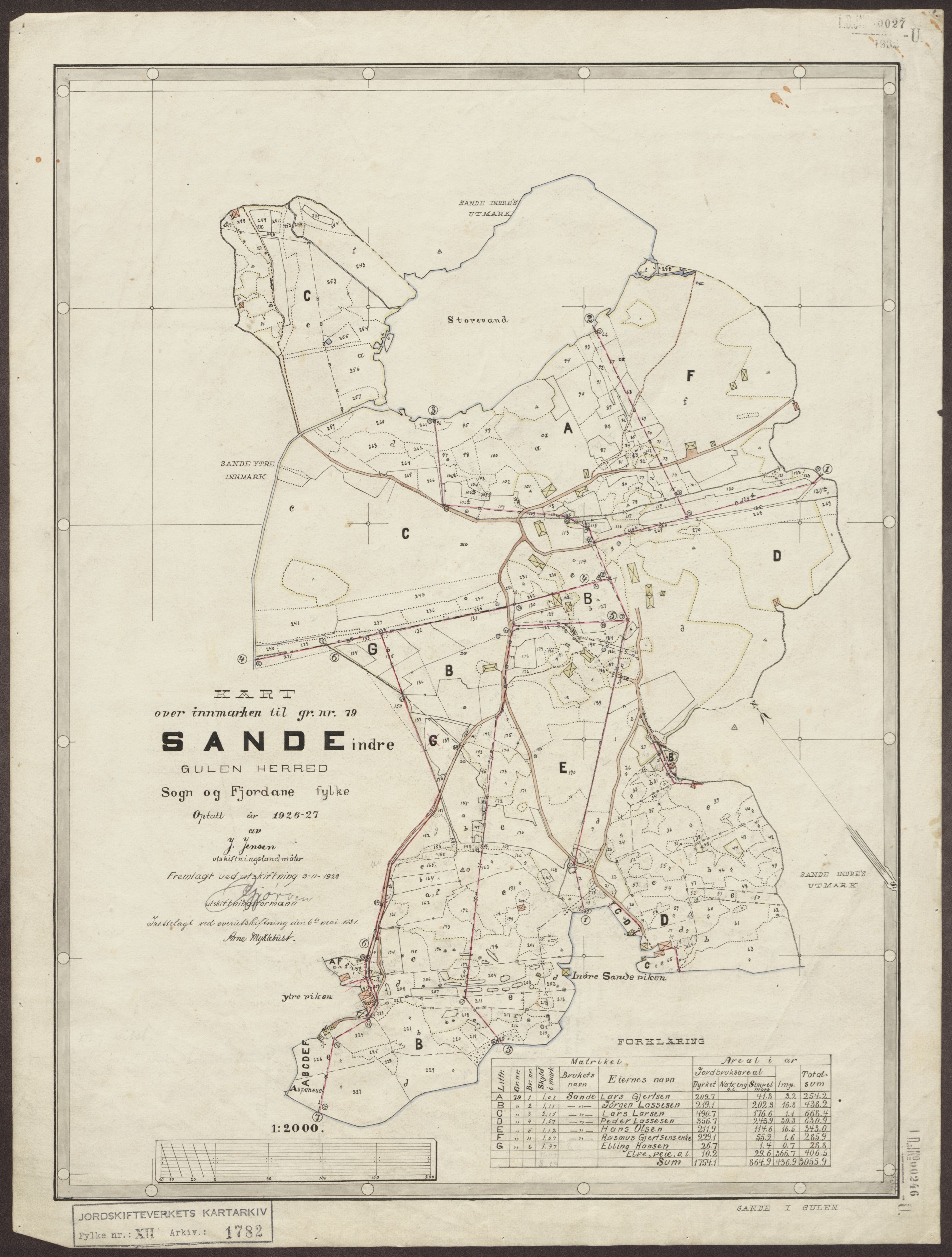 Jordskifteverkets kartarkiv, AV/RA-S-3929/T, 1859-1988, p. 2088