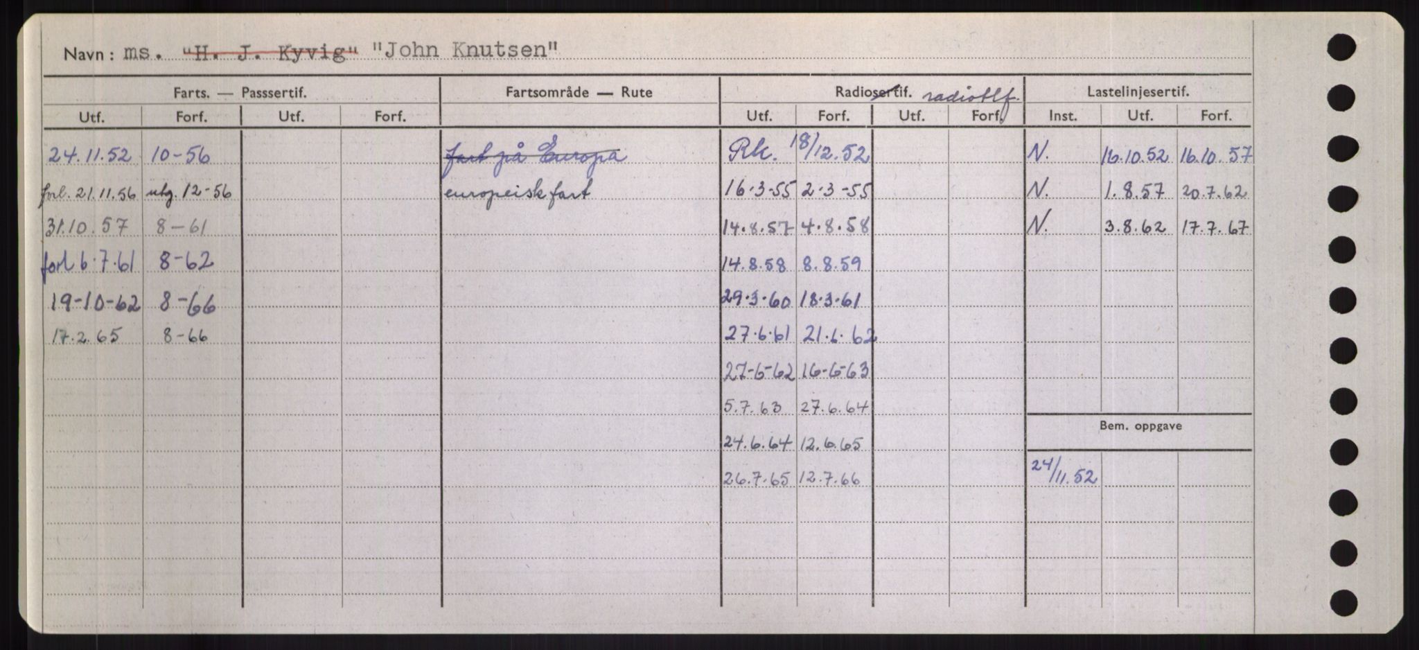 Sjøfartsdirektoratet med forløpere, Skipsmålingen, RA/S-1627/H/Hd/L0019: Fartøy, J, p. 490