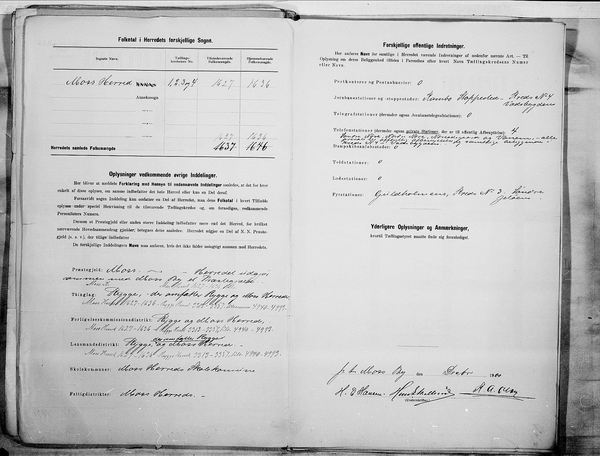 SAO, 1900 census for Moss, 1900, p. 3