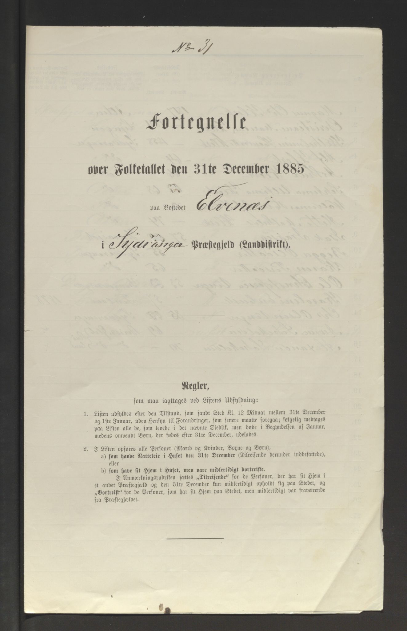 SATØ, 1885 census for 2030 Sør-Varanger, 1885, p. 73a