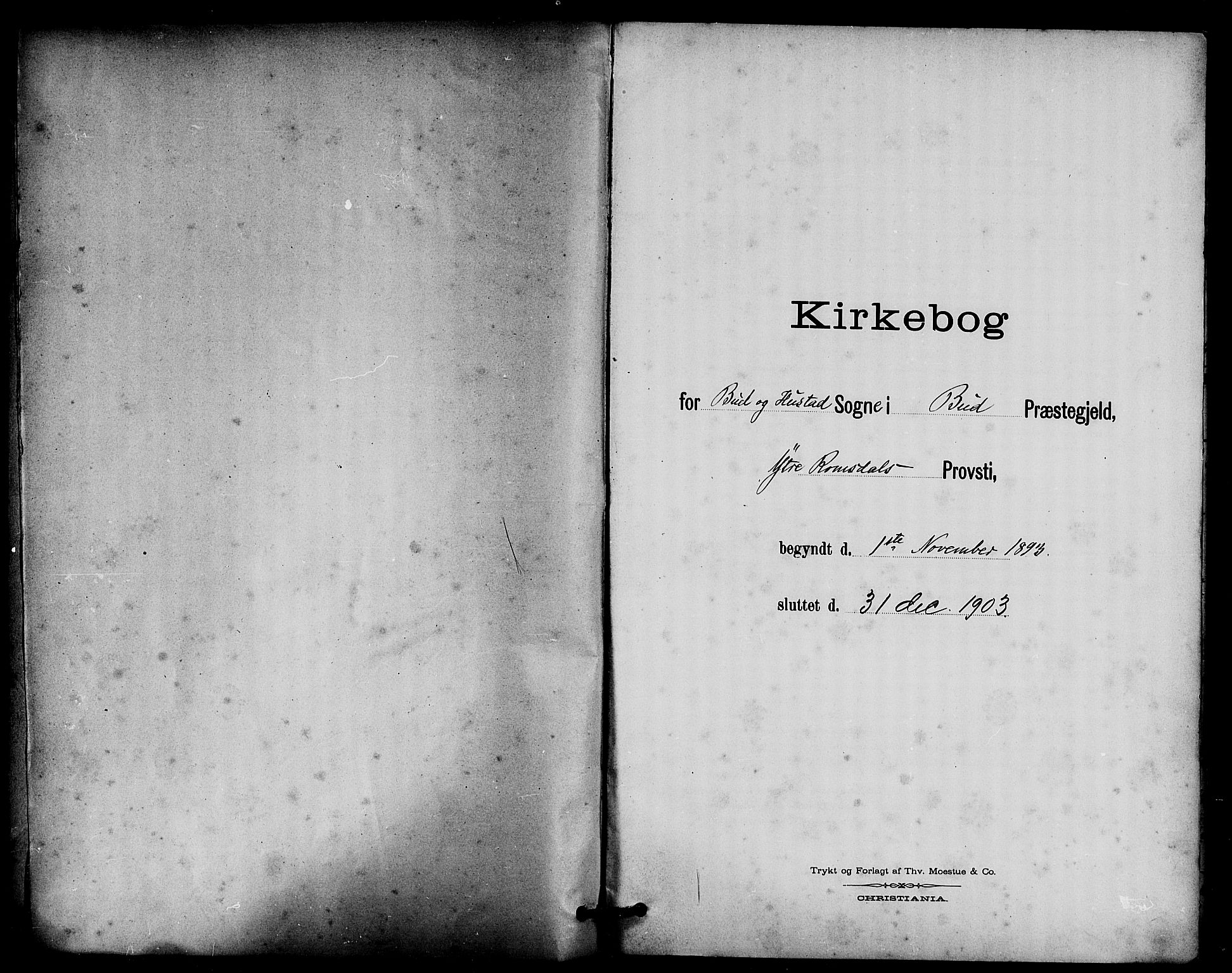 Ministerialprotokoller, klokkerbøker og fødselsregistre - Møre og Romsdal, AV/SAT-A-1454/566/L0770: Parish register (official) no. 566A09, 1893-1903