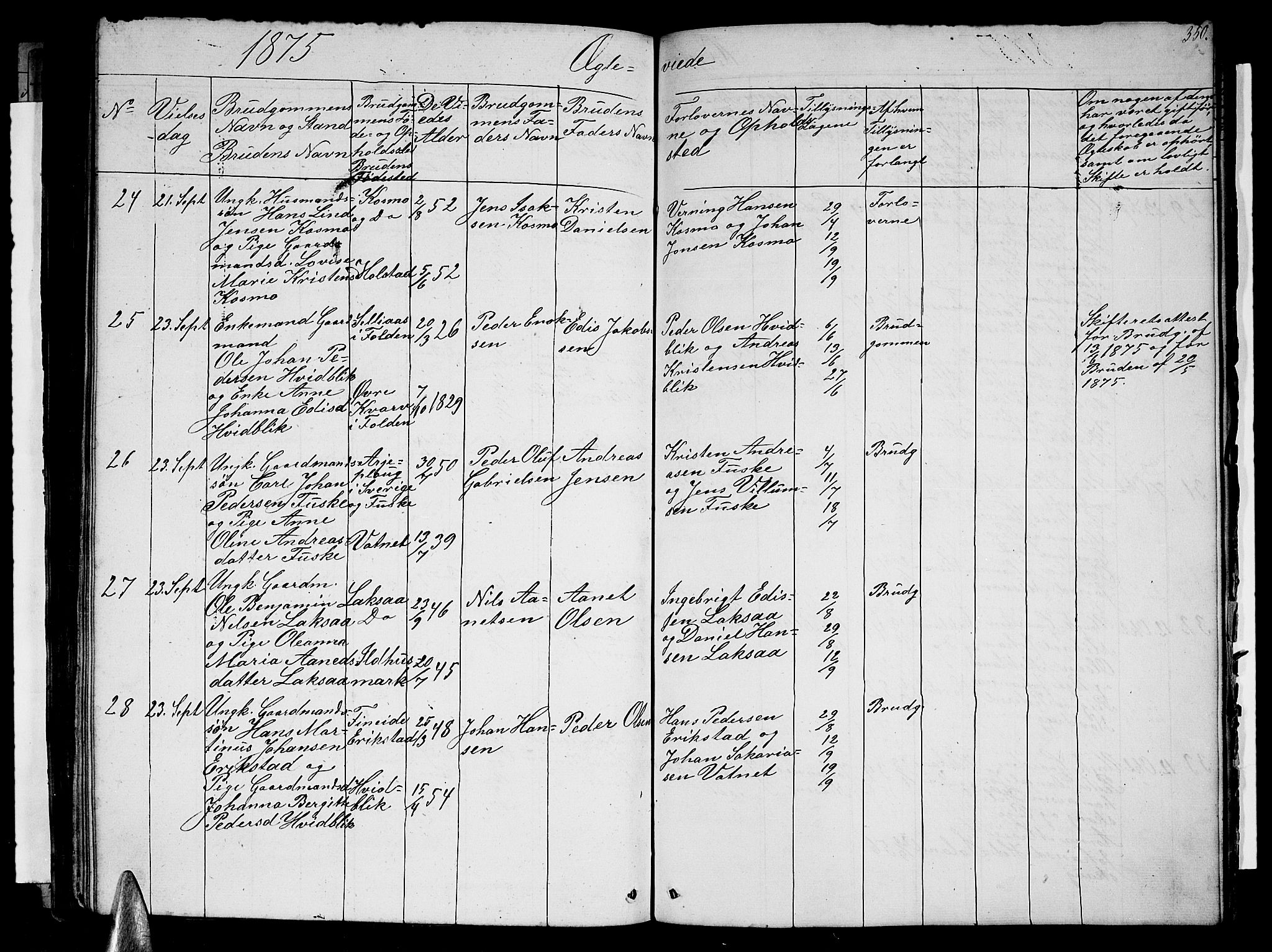 Ministerialprotokoller, klokkerbøker og fødselsregistre - Nordland, AV/SAT-A-1459/852/L0753: Parish register (copy) no. 852C04, 1856-1877, p. 350