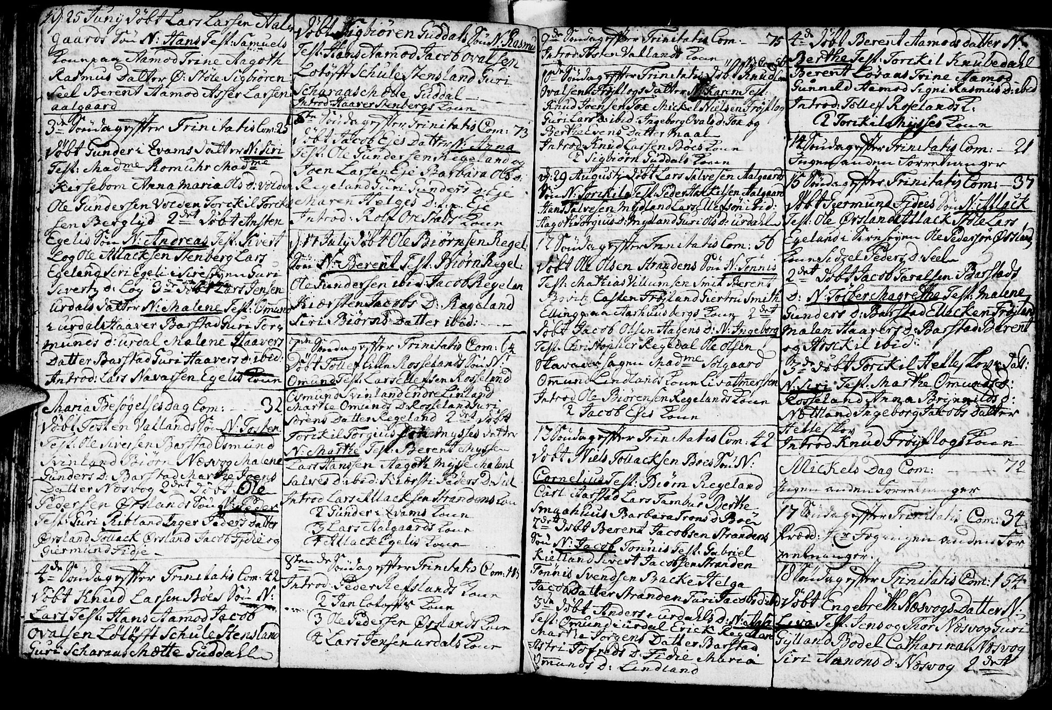 Sokndal sokneprestkontor, AV/SAST-A-101808: Parish register (official) no. A 3, 1740-1806