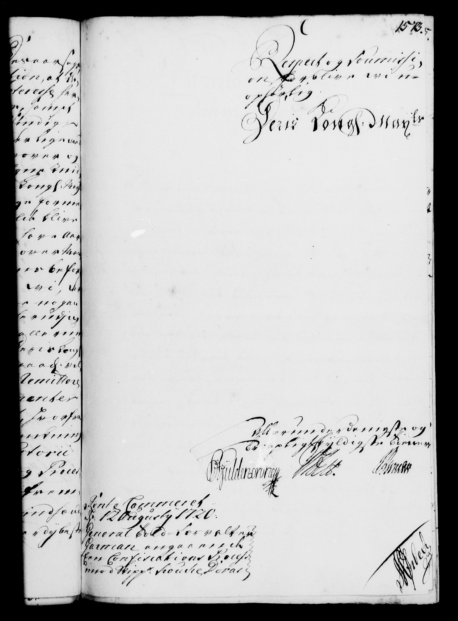 Rentekammeret, Kammerkanselliet, AV/RA-EA-3111/G/Gf/Gfa/L0003: Norsk relasjons- og resolusjonsprotokoll (merket RK 52.3), 1720, p. 548