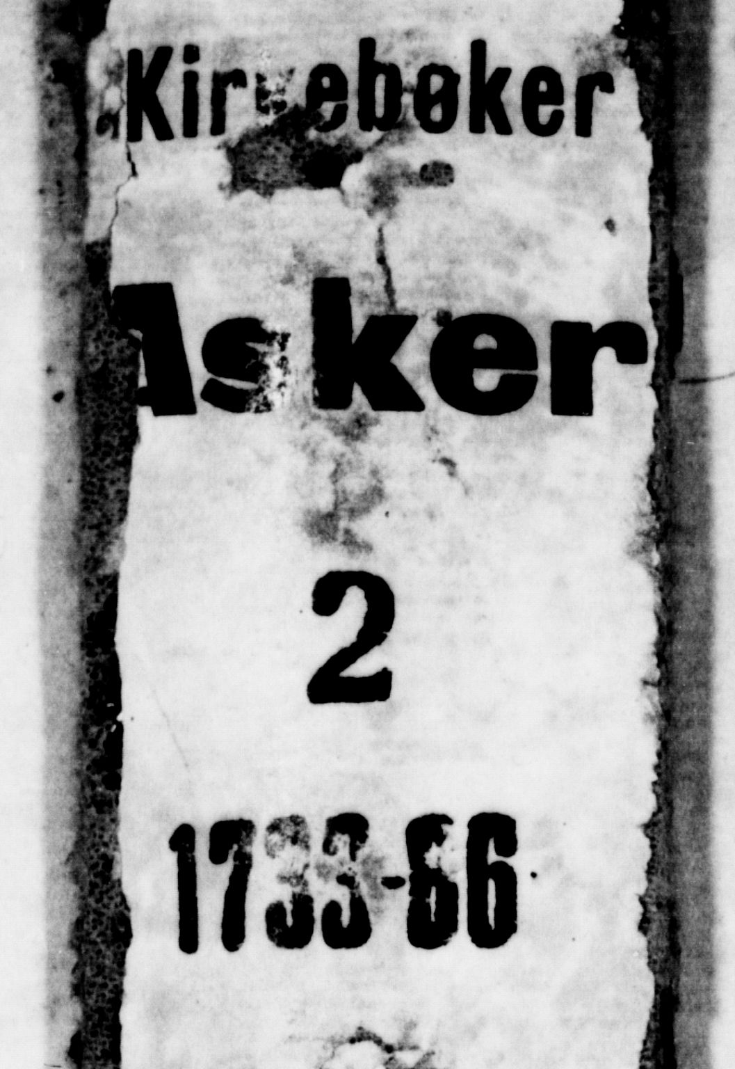 Asker prestekontor Kirkebøker, SAO/A-10256a/F/Fa/L0002: Parish register (official) no. I 2, 1733-1766