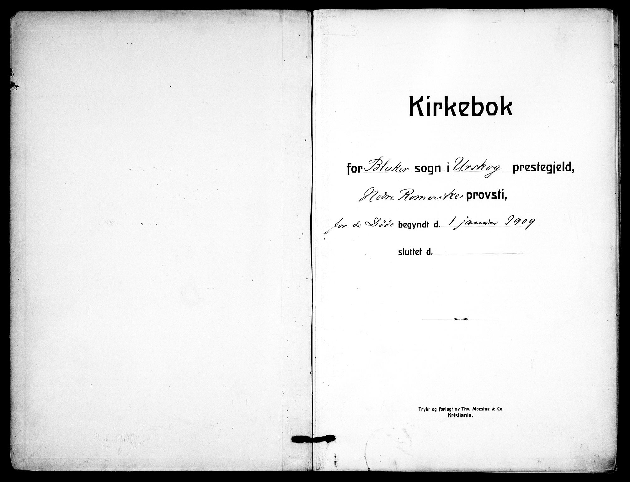 Aurskog prestekontor Kirkebøker, SAO/A-10304a/F/Fb/L0003: Parish register (official) no. II 3, 1909-1919
