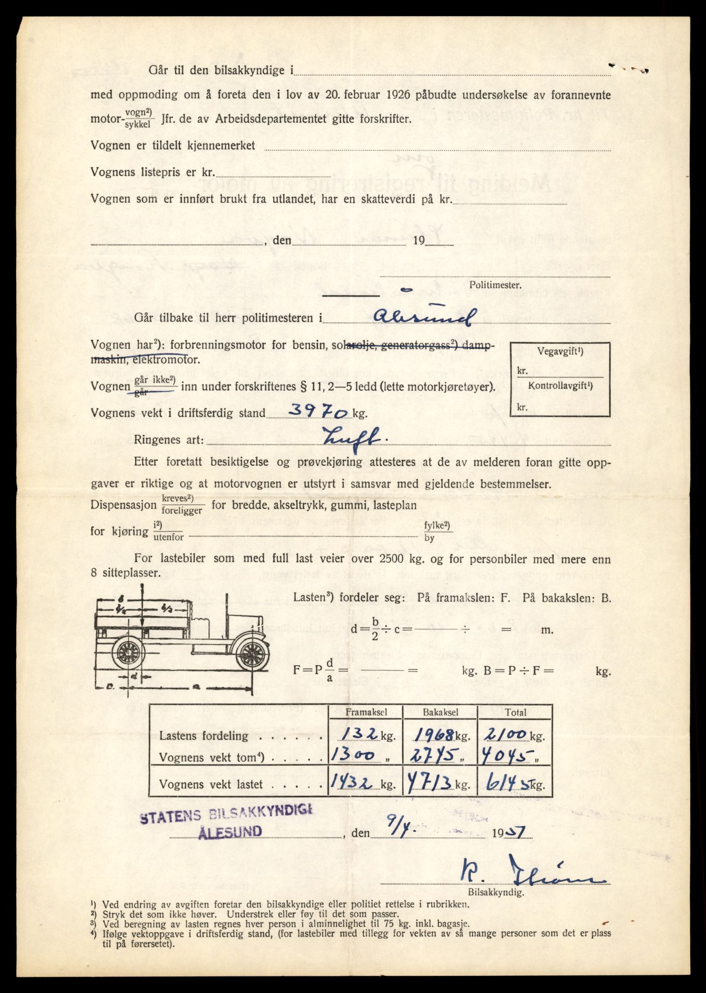 Møre og Romsdal vegkontor - Ålesund trafikkstasjon, AV/SAT-A-4099/F/Fe/L0010: Registreringskort for kjøretøy T 1050 - T 1169, 1927-1998, p. 2838