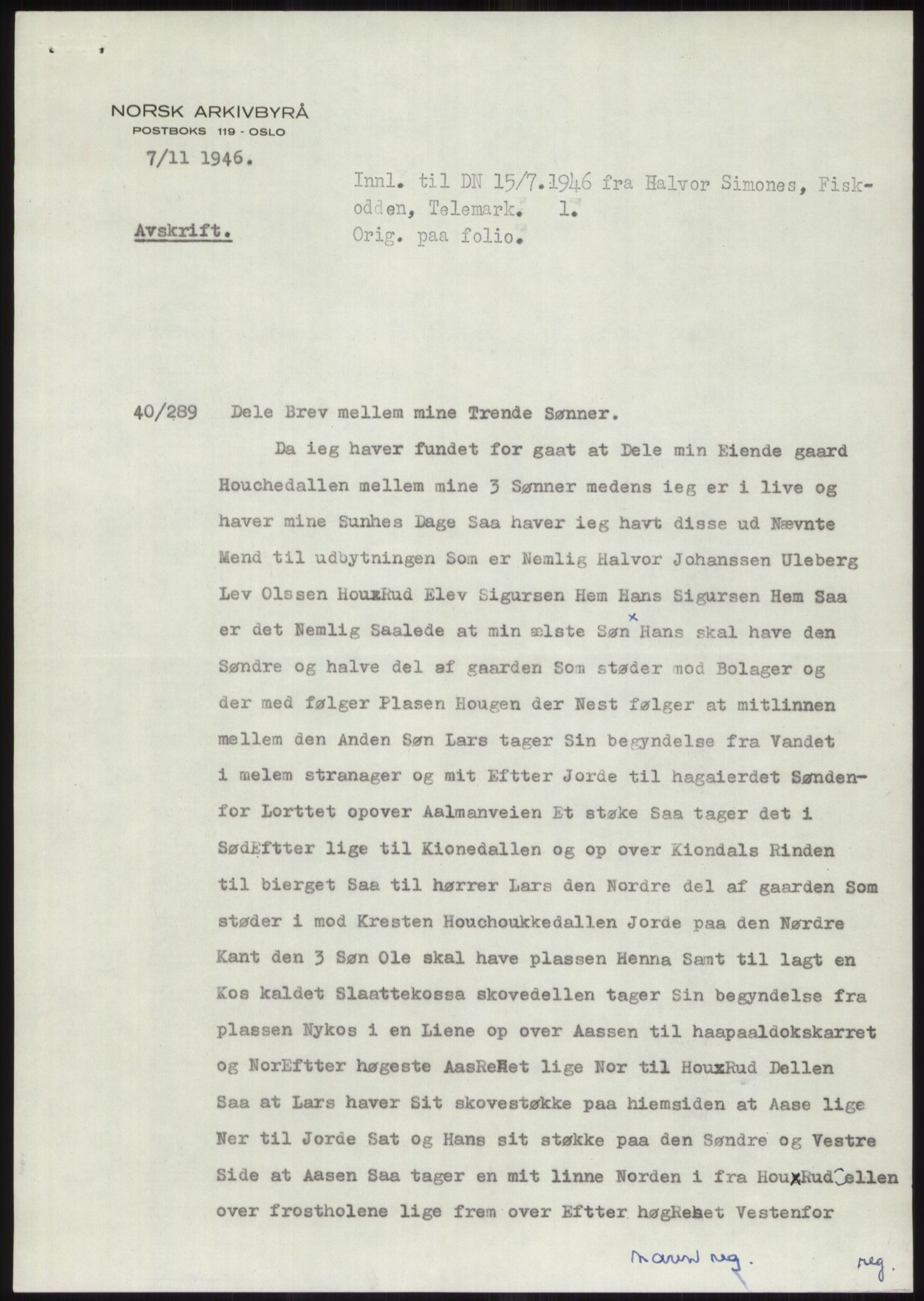 Samlinger til kildeutgivelse, Diplomavskriftsamlingen, RA/EA-4053/H/Ha, p. 2902