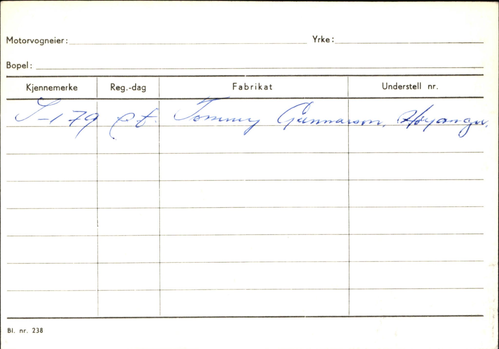 Statens vegvesen, Sogn og Fjordane vegkontor, AV/SAB-A-5301/4/F/L0130: Eigarregister Eid T-Å. Høyanger A-O, 1945-1975, p. 1681