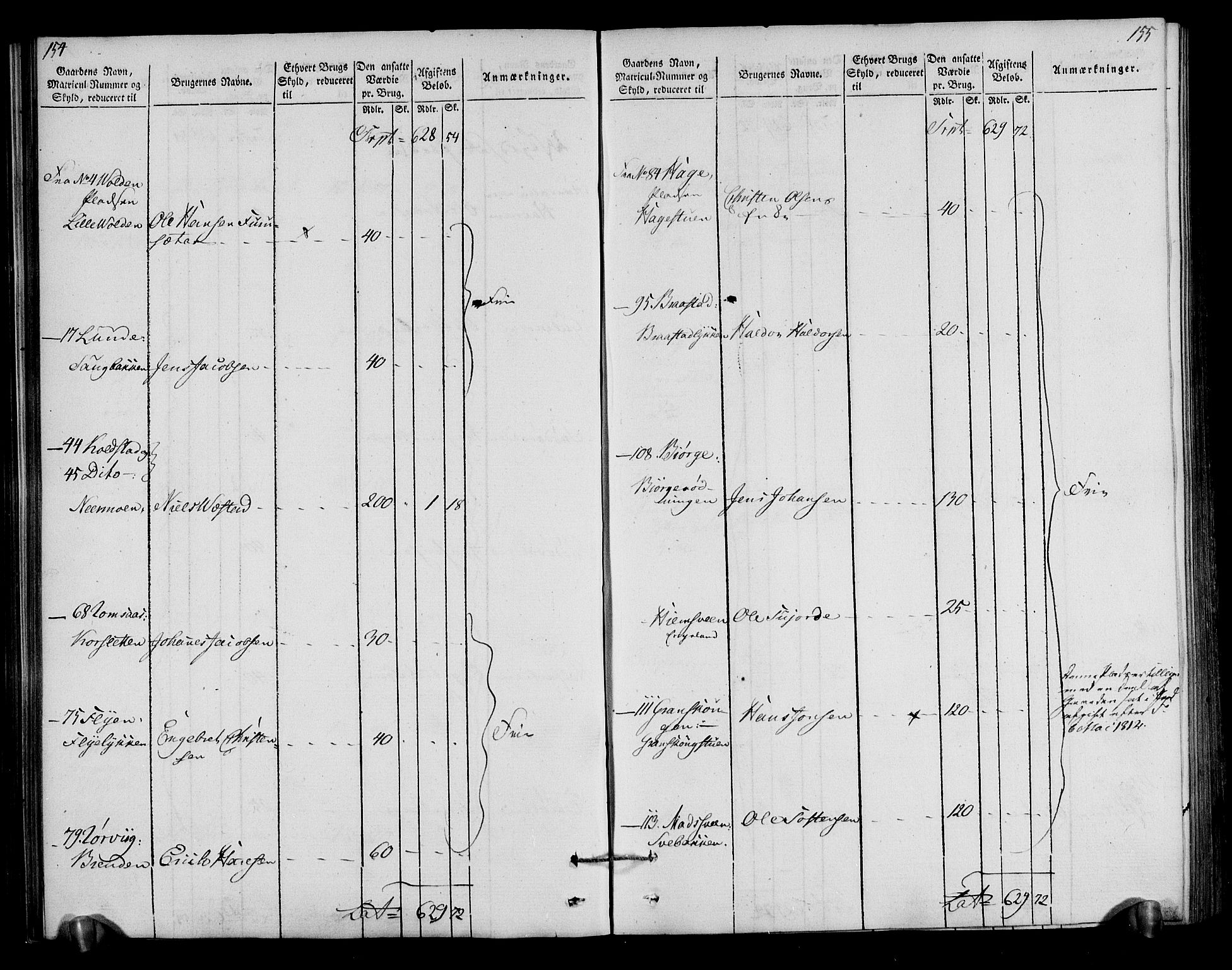 Rentekammeret inntil 1814, Realistisk ordnet avdeling, RA/EA-4070/N/Ne/Nea/L0040: Gudbrandsdalen fogderi. Oppebørselsregister, 1803-1804, p. 82