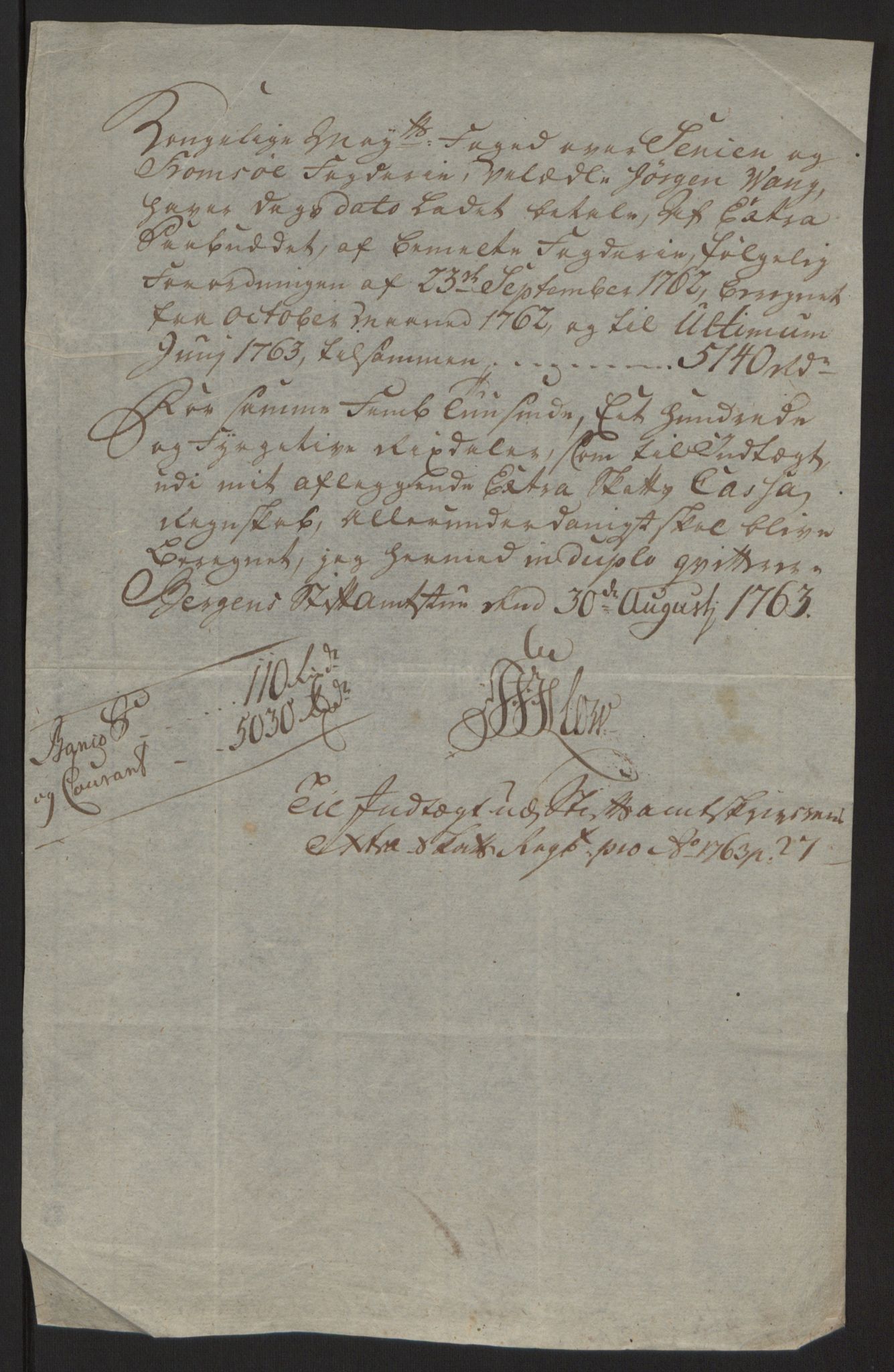 Rentekammeret inntil 1814, Reviderte regnskaper, Fogderegnskap, RA/EA-4092/R68/L4845: Ekstraskatten Senja og Troms, 1762-1765, p. 226