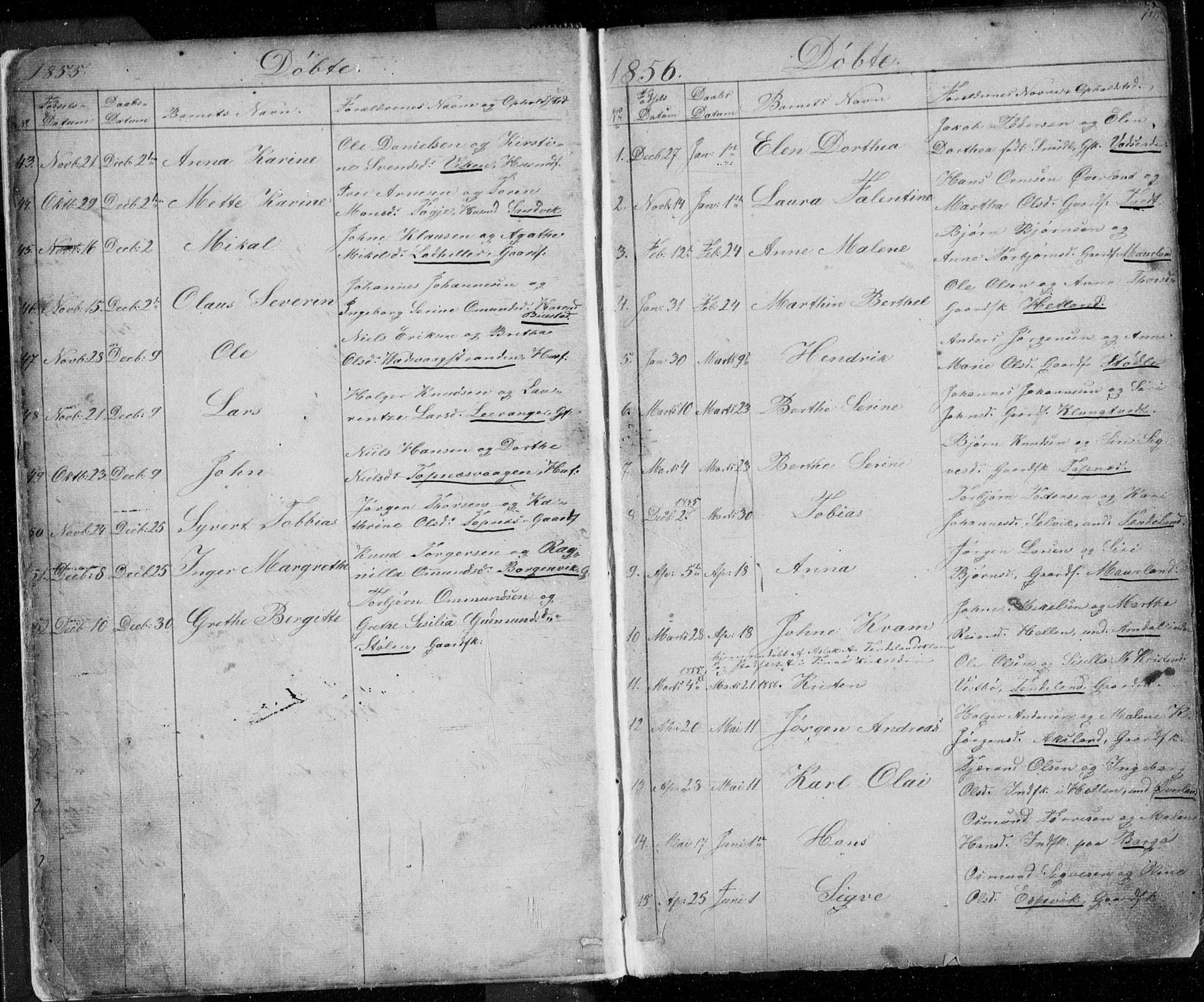 Nedstrand sokneprestkontor, SAST/A-101841/01/V: Parish register (copy) no. B 3, 1848-1933, p. 10