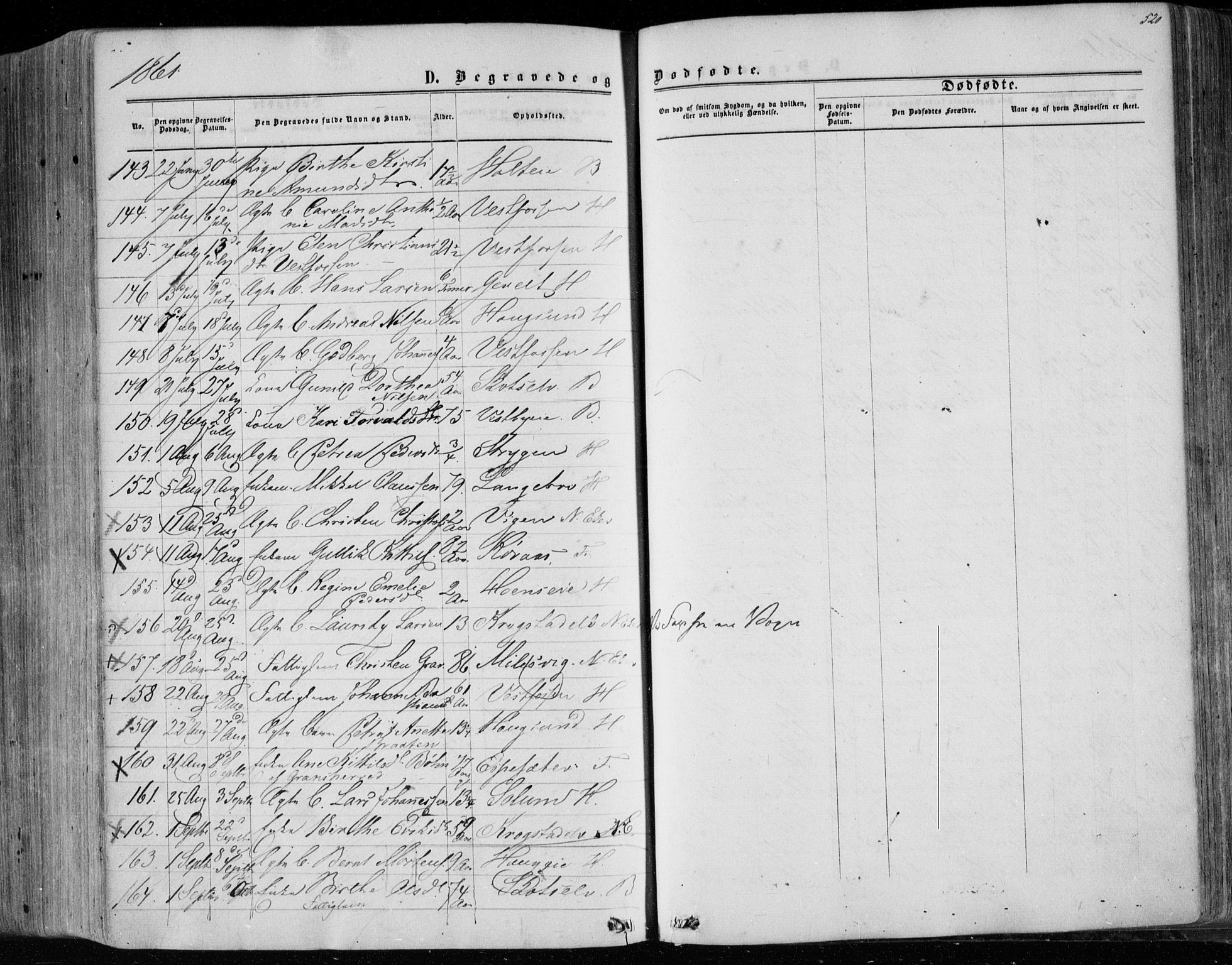 Eiker kirkebøker, AV/SAKO-A-4/F/Fa/L0016: Parish register (official) no. I 16, 1860-1868, p. 520