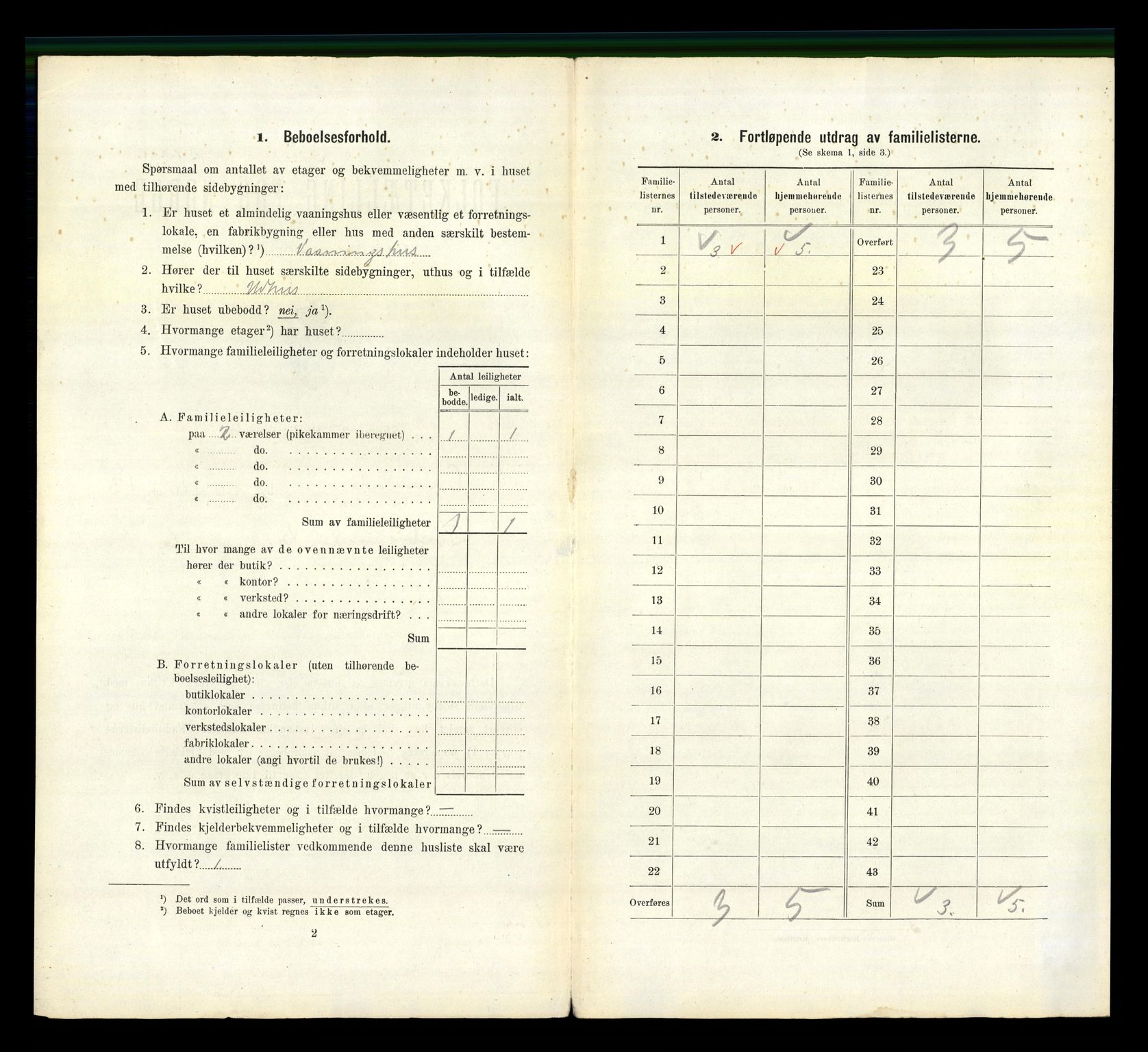 RA, 1910 census for Arendal, 1910, p. 4814