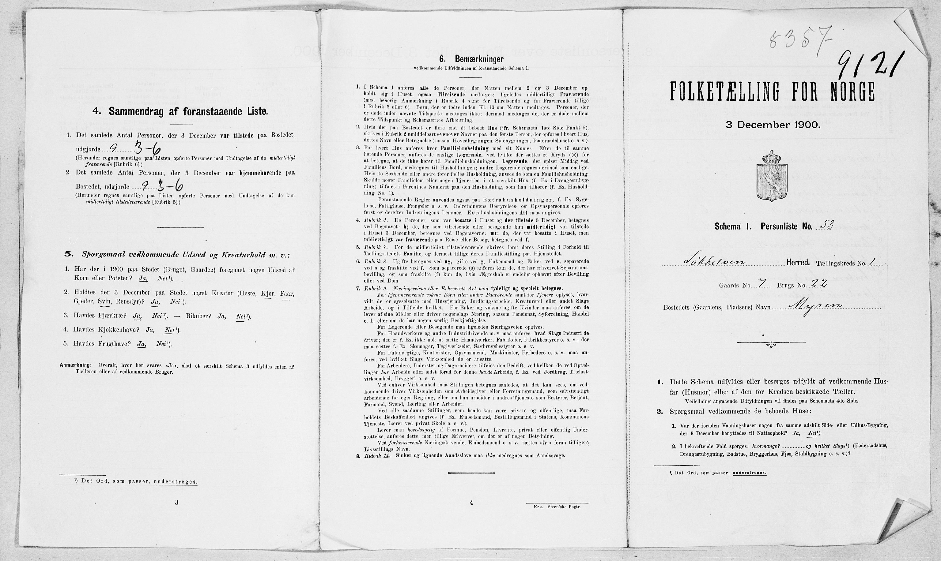 SAT, 1900 census for Sykkylven, 1900, p. 24