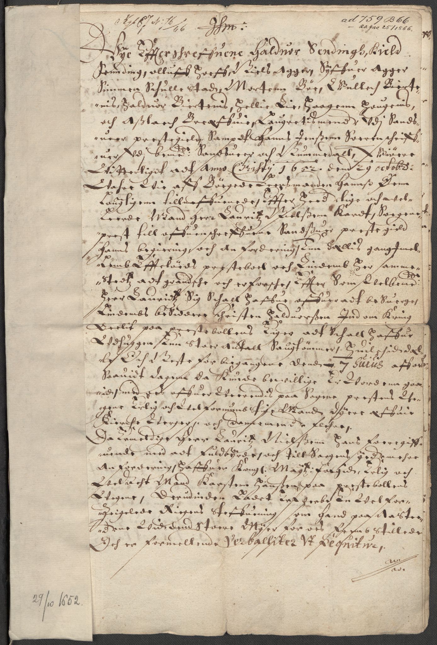 Riksarkivets diplomsamling, AV/RA-EA-5965/F15/L0020: Prestearkiv - Buskerud, 1584-1727, p. 65