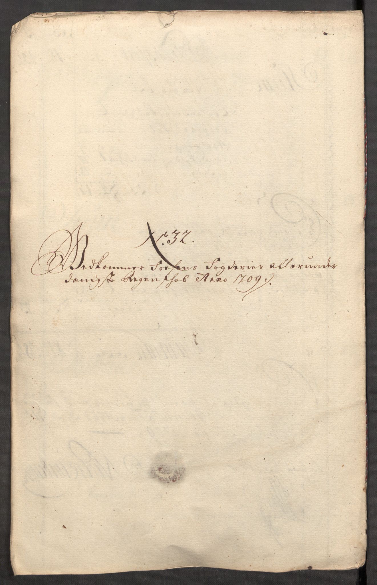 Rentekammeret inntil 1814, Reviderte regnskaper, Fogderegnskap, RA/EA-4092/R57/L3858: Fogderegnskap Fosen, 1708-1709, p. 381