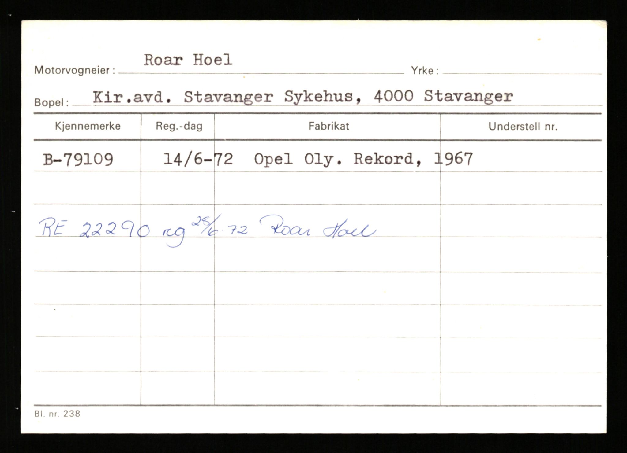 Stavanger trafikkstasjon, AV/SAST-A-101942/0/G/L0008: Registreringsnummer: 67519 - 84533, 1930-1971, p. 1445