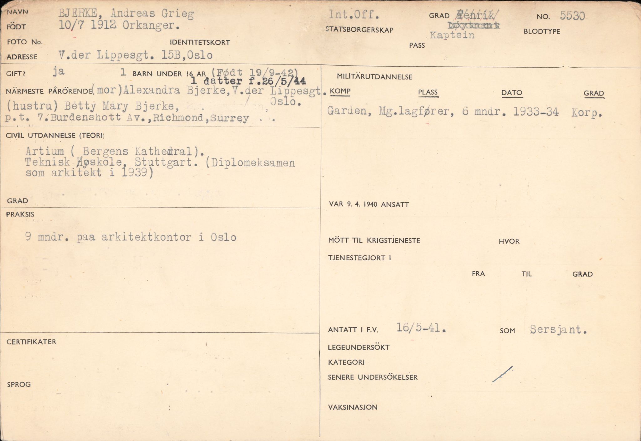 Forsvaret, Forsvarets overkommando/Luftforsvarsstaben, AV/RA-RAFA-4079/P/Pa/L0029: Personellpapirer, 1912, p. 231