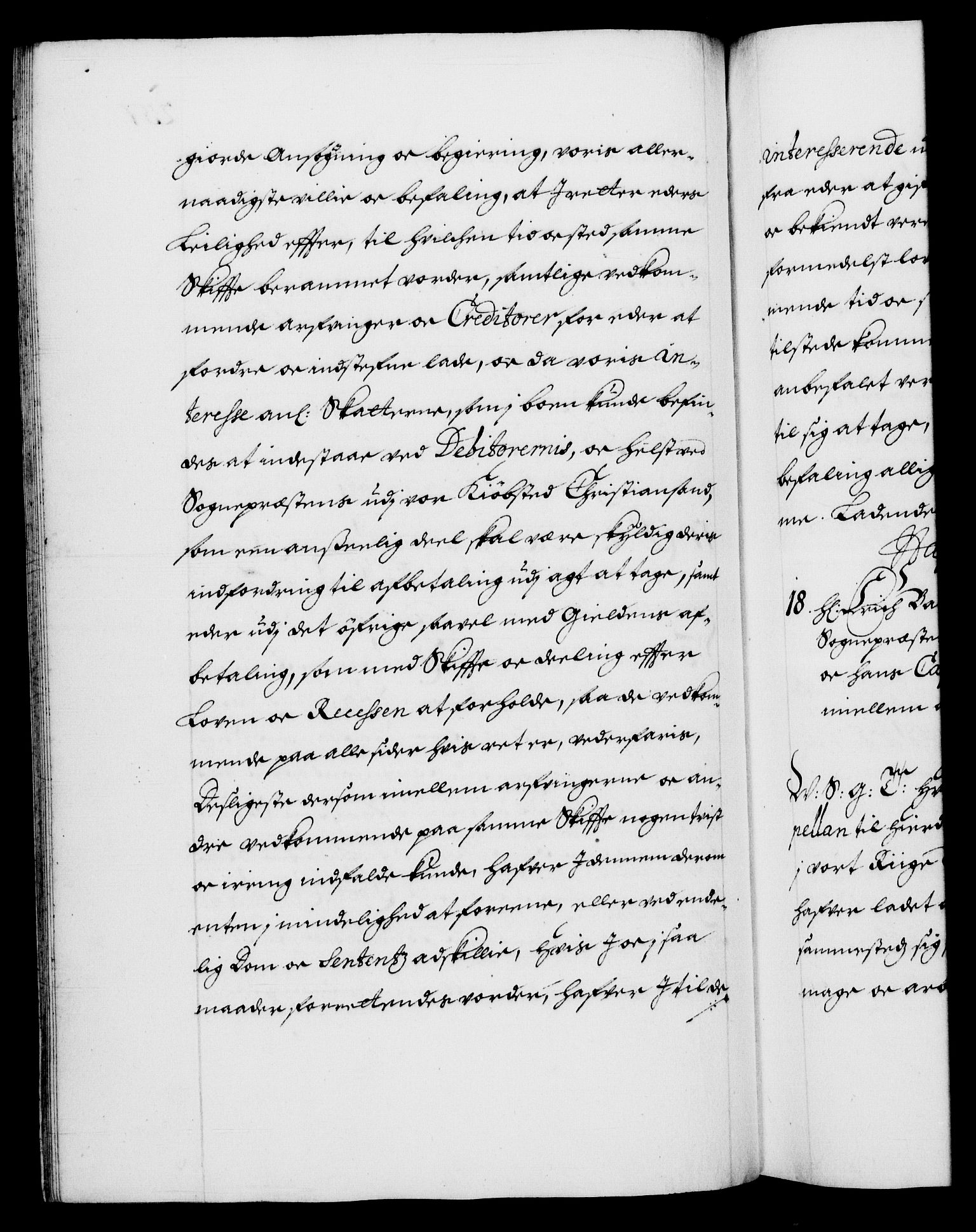 Danske Kanselli 1572-1799, RA/EA-3023/F/Fc/Fca/Fcab/L0012: Norske tegnelser (mikrofilm), 1670-1683, p. 237b