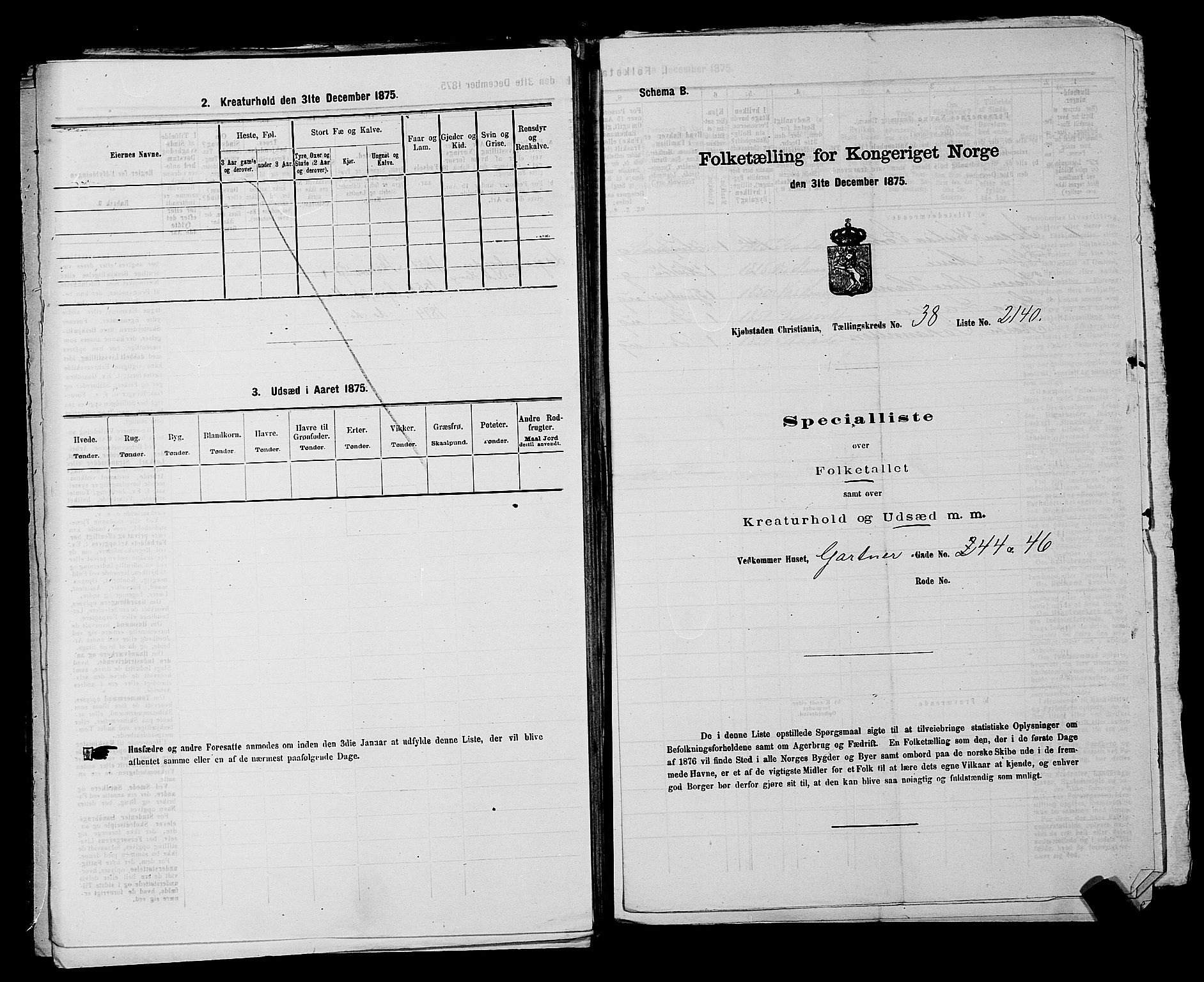 RA, 1875 census for 0301 Kristiania, 1875, p. 6090