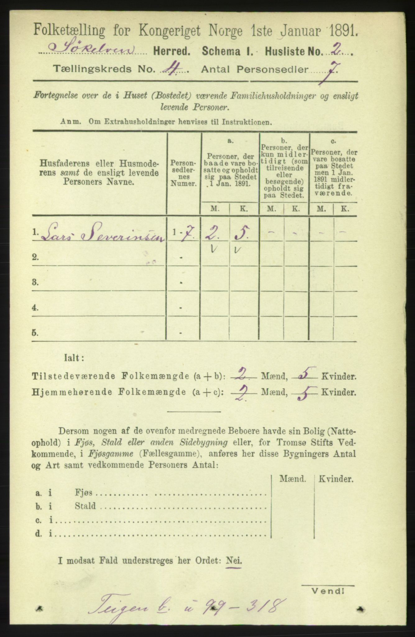 RA, 1891 census for 1528 Sykkylven, 1891, p. 2218