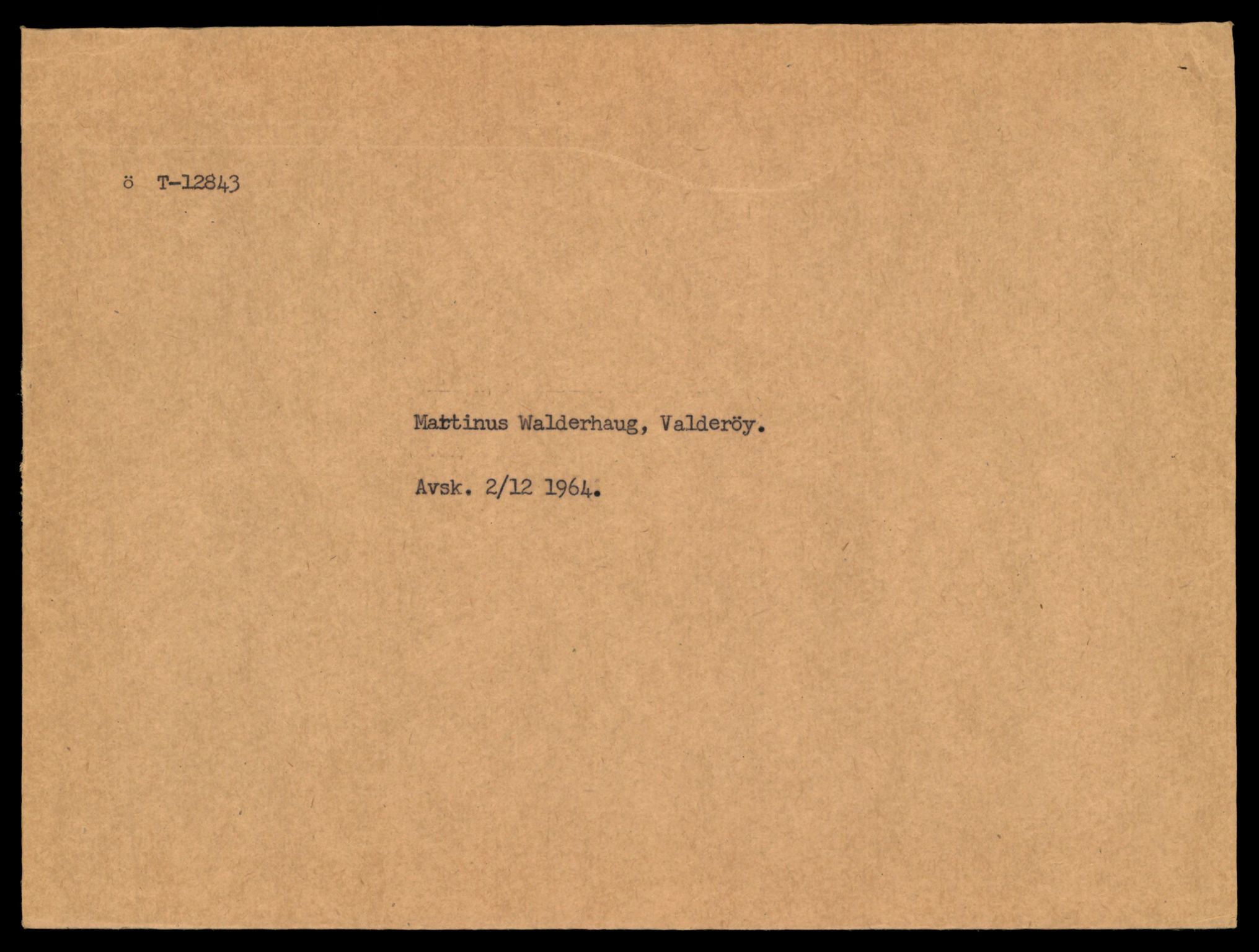 Møre og Romsdal vegkontor - Ålesund trafikkstasjon, AV/SAT-A-4099/F/Fe/L0036: Registreringskort for kjøretøy T 12831 - T 13030, 1927-1998, p. 309