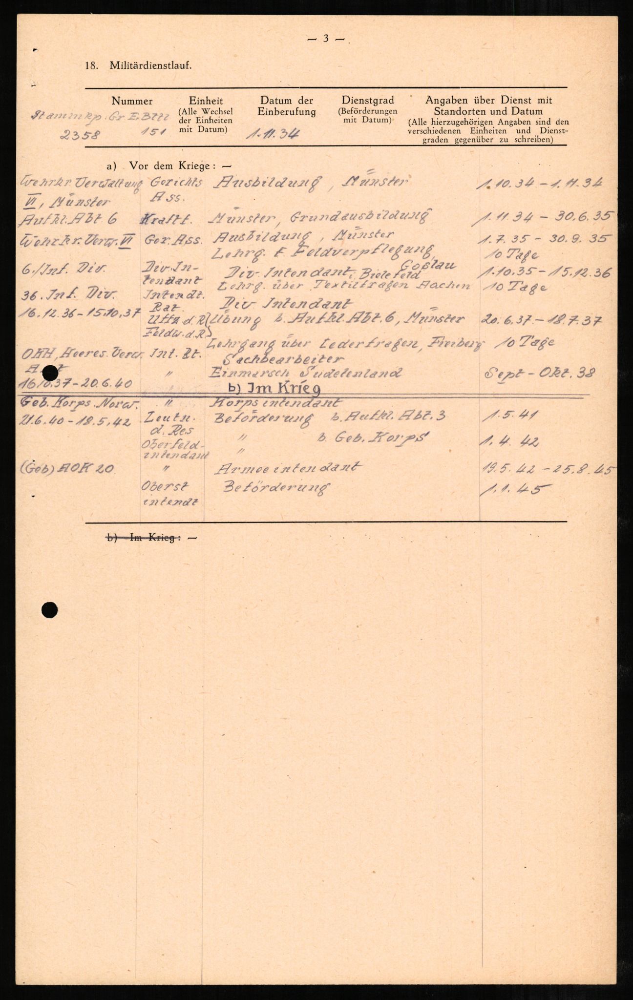 Forsvaret, Forsvarets overkommando II, RA/RAFA-3915/D/Db/L0001: CI Questionaires. Tyske okkupasjonsstyrker i Norge. Tyskere., 1945-1946, p. 241