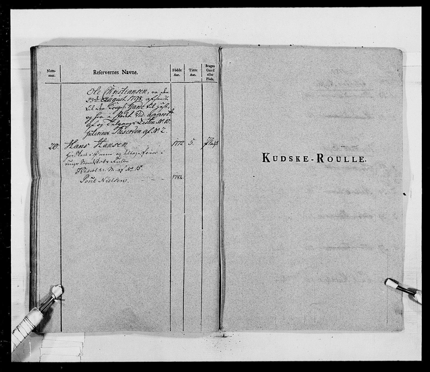 Generalitets- og kommissariatskollegiet, Det kongelige norske kommissariatskollegium, AV/RA-EA-5420/E/Eh/L0017: Opplandske dragonregiment, 1802-1805, p. 310