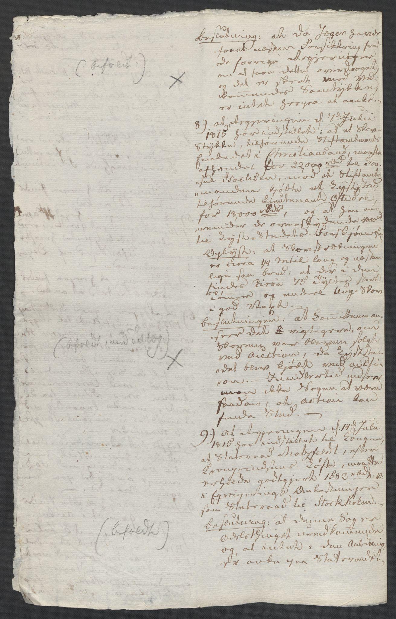 Christie, Wilhelm Frimann Koren, AV/RA-PA-0014/F/L0005: Christies dokumenter fra Stortinget, 1815-1816, p. 254