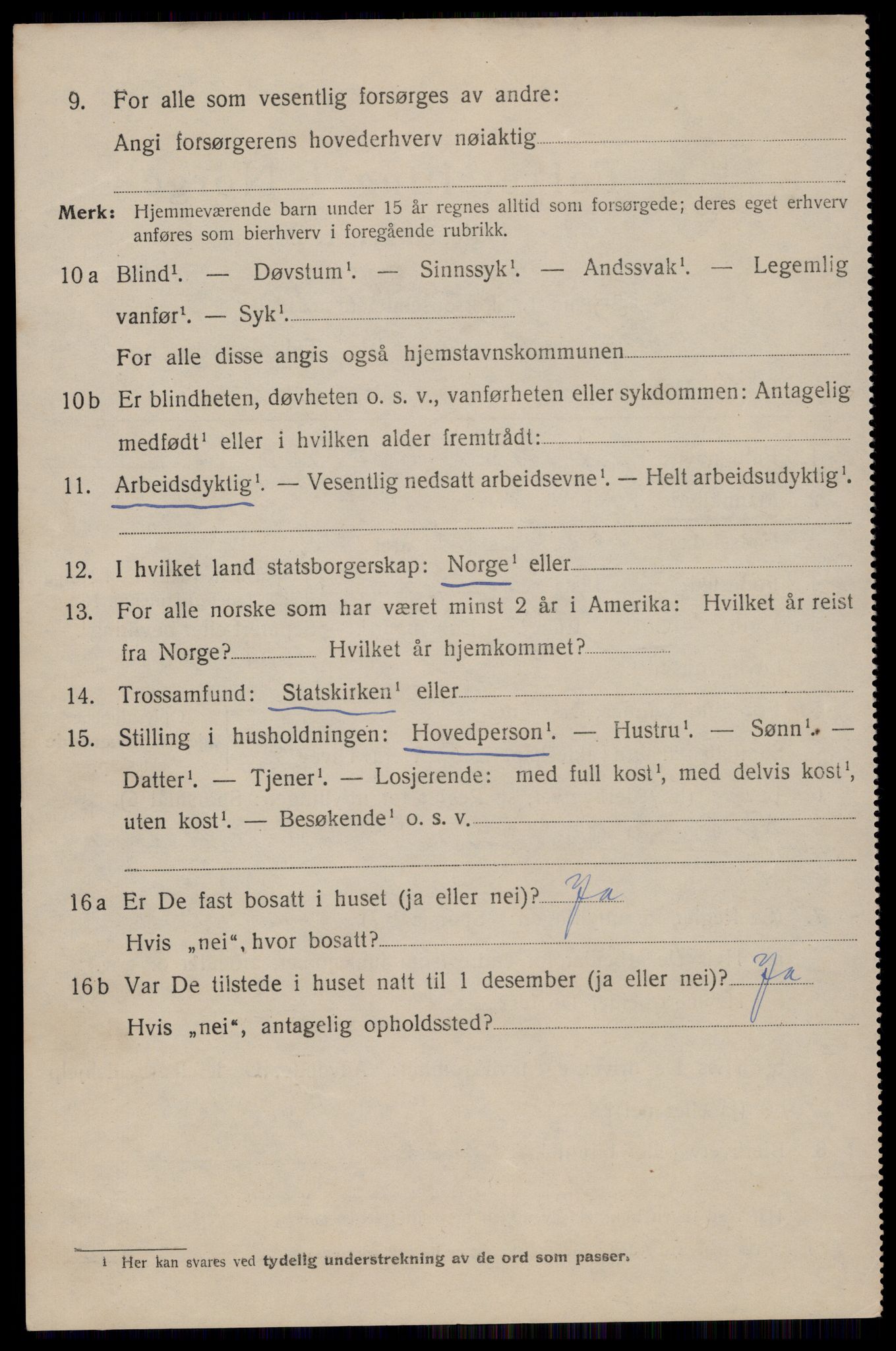 SAST, 1920 census for Kopervik, 1920, p. 4751