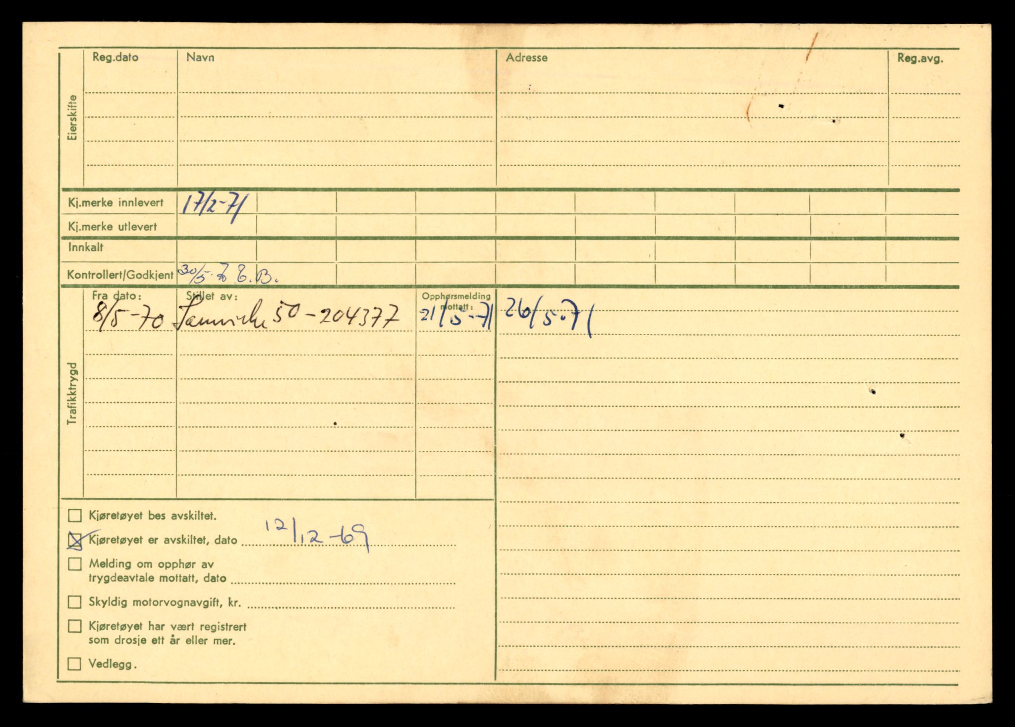 Møre og Romsdal vegkontor - Ålesund trafikkstasjon, AV/SAT-A-4099/F/Fe/L0029: Registreringskort for kjøretøy T 11430 - T 11619, 1927-1998, p. 1553