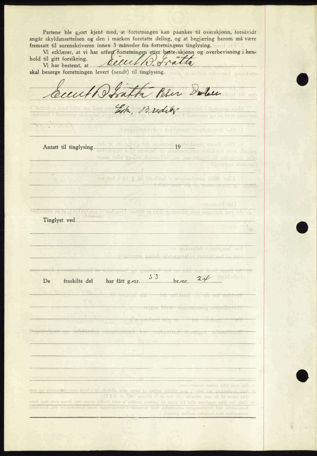 Romsdal sorenskriveri, AV/SAT-A-4149/1/2/2C: Mortgage book no. A14, 1943-1943, Diary no: : 1542/1943