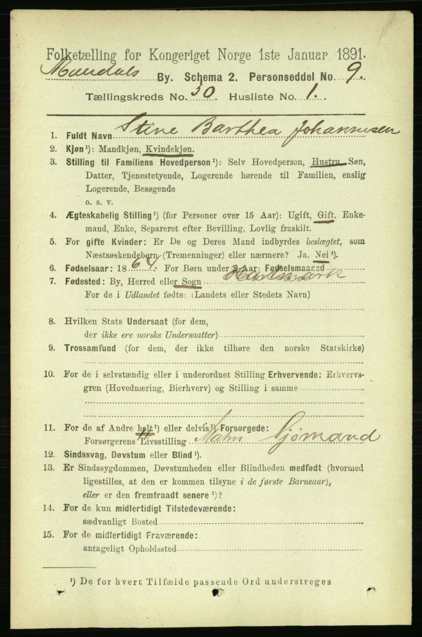 RA, 1891 census for 1002 Mandal, 1891, p. 5241