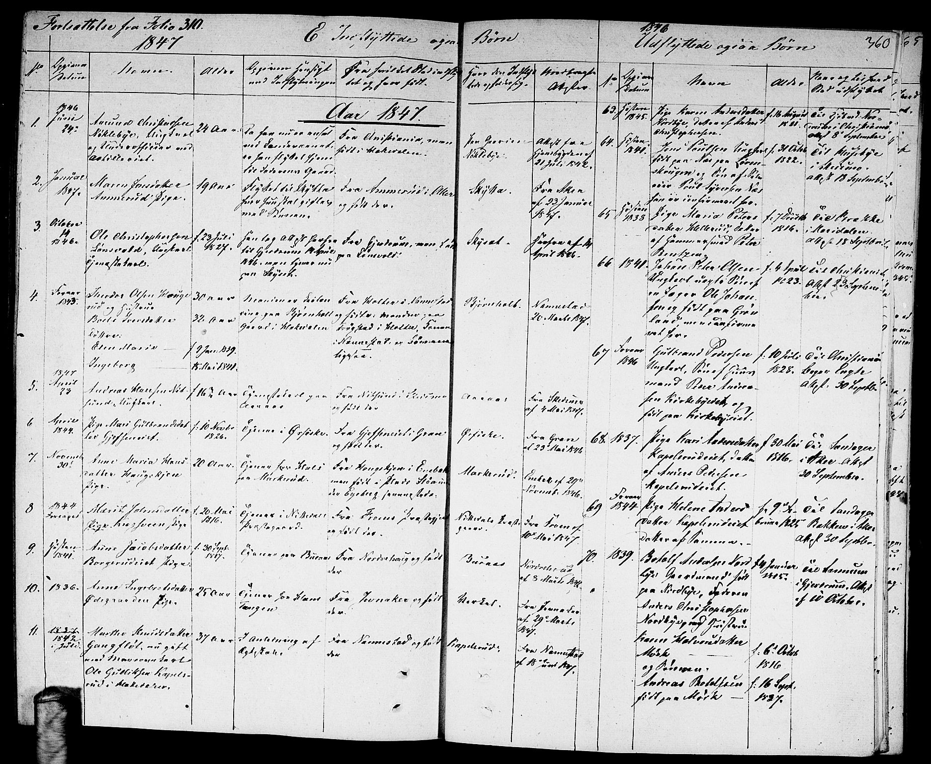 Nittedal prestekontor Kirkebøker, SAO/A-10365a/F/Fa/L0004: Parish register (official) no. I 4, 1836-1849, p. 360