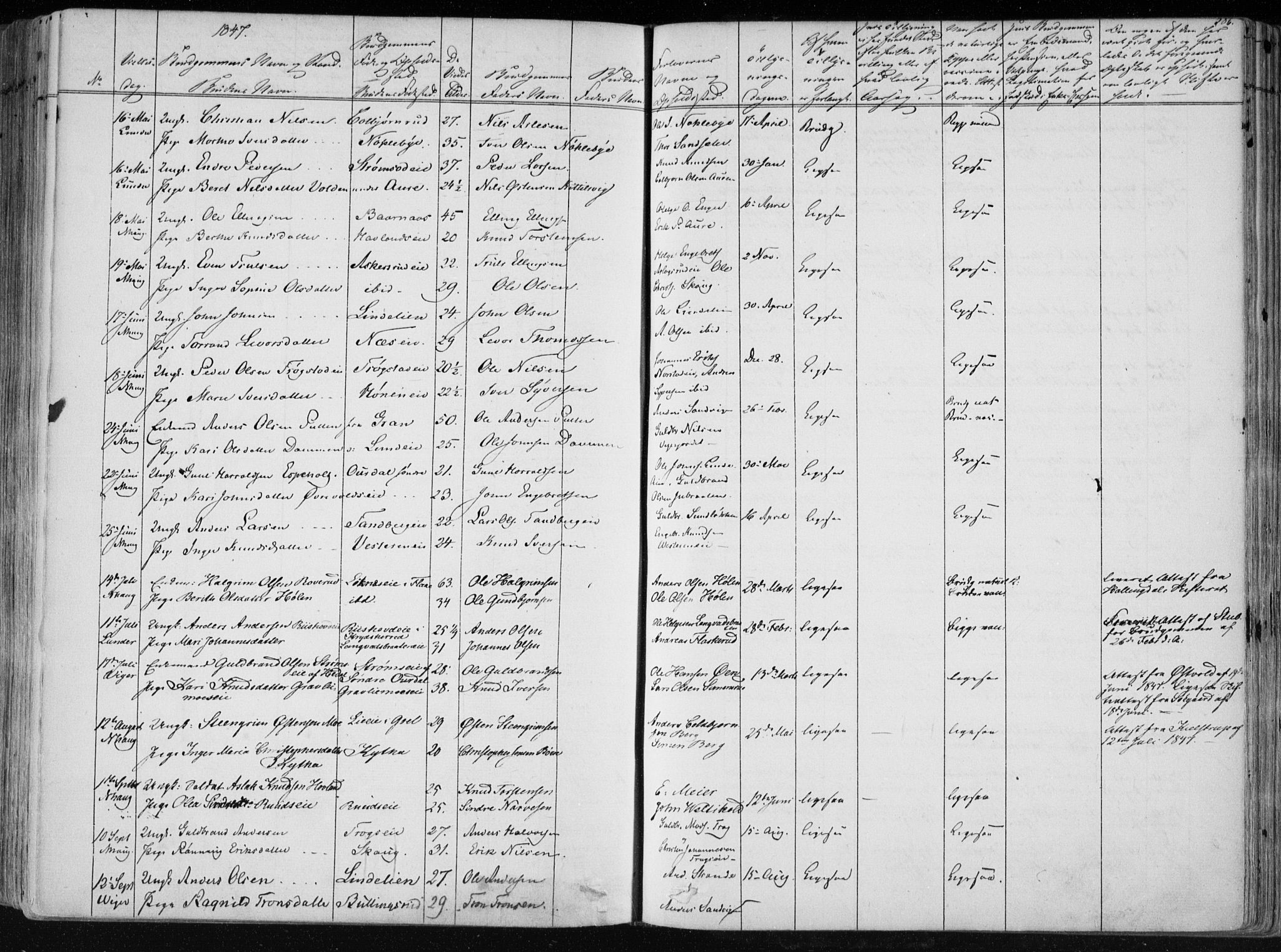 Norderhov kirkebøker, SAKO/A-237/F/Fa/L0010: Parish register (official) no. 10, 1837-1847, p. 386