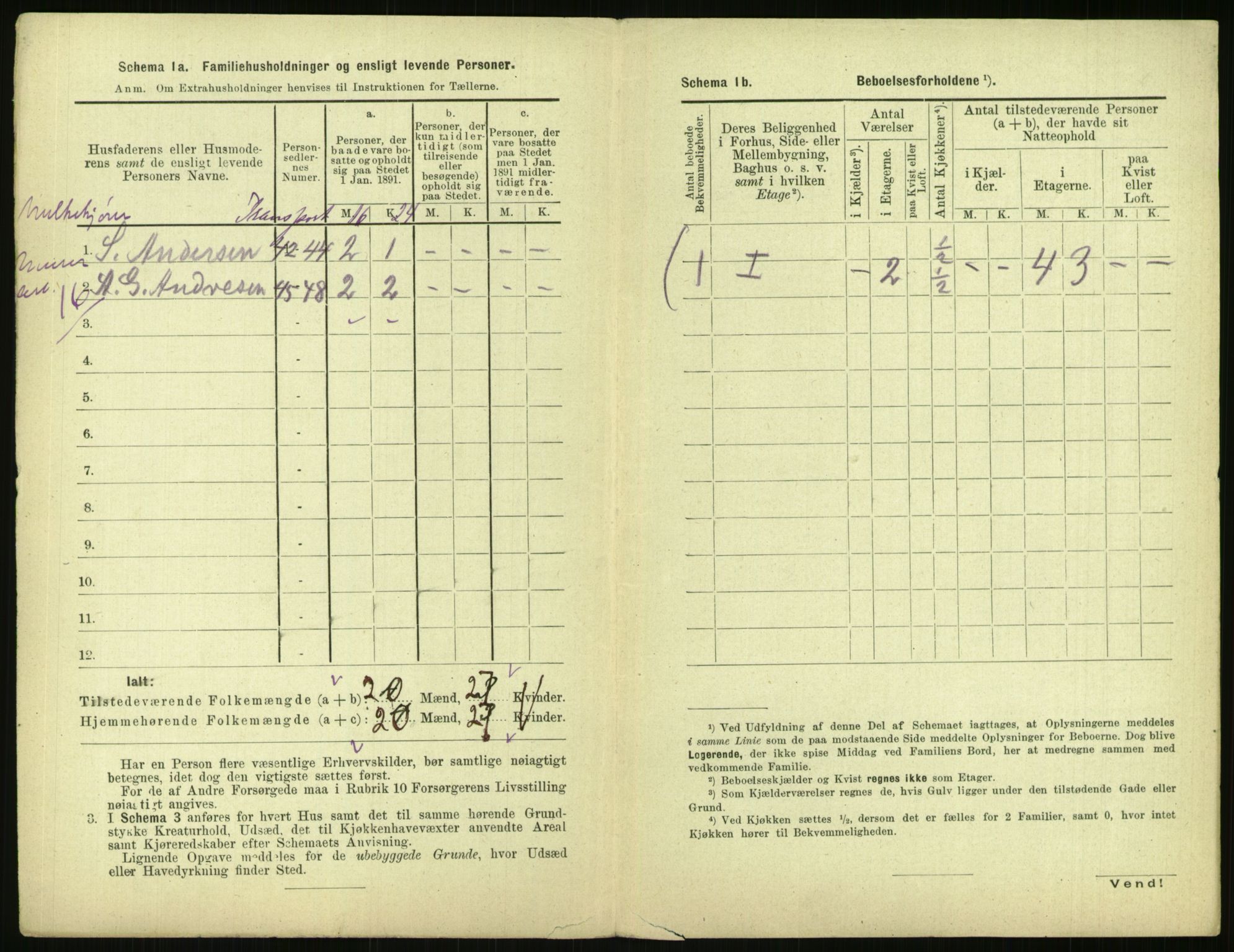 RA, 1891 census for 0301 Kristiania, 1891, p. 135316