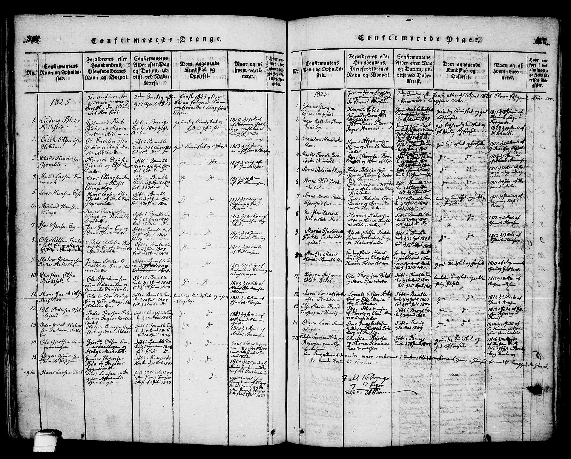 Bamble kirkebøker, SAKO/A-253/F/Fa/L0003: Parish register (official) no. I 3 /1, 1814-1834, p. 529-530