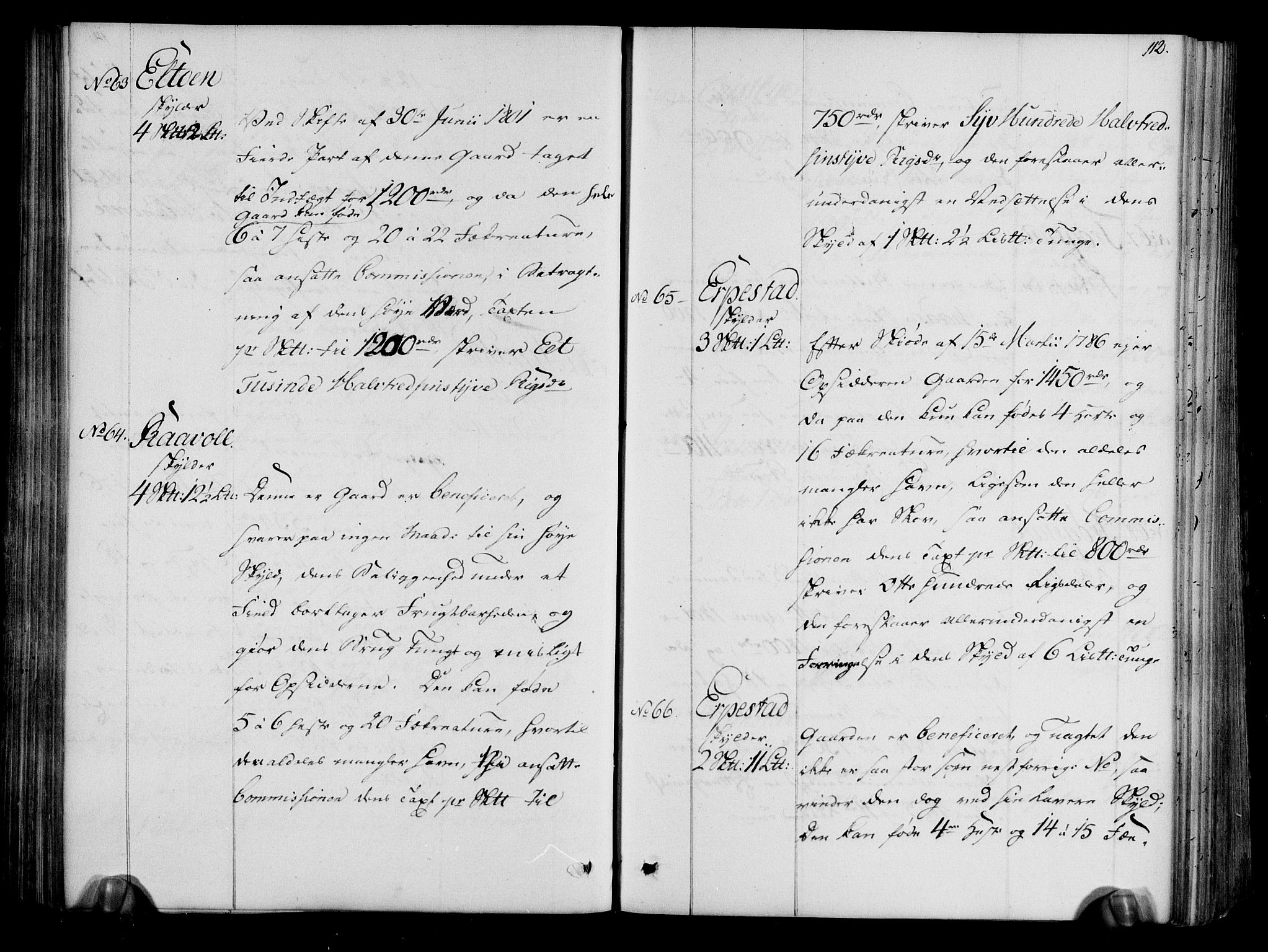 Rentekammeret inntil 1814, Realistisk ordnet avdeling, AV/RA-EA-4070/N/Ne/Nea/L0019: Øvre Romerike fogderi. Deliberasjonsprotokoll, 1803, p. 113
