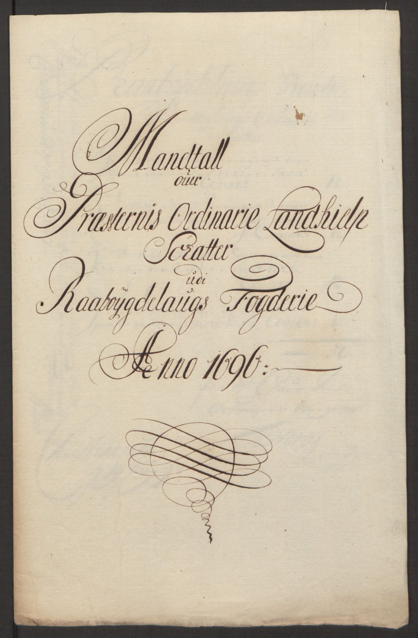 Rentekammeret inntil 1814, Reviderte regnskaper, Fogderegnskap, AV/RA-EA-4092/R40/L2444: Fogderegnskap Råbyggelag, 1693-1696, p. 329