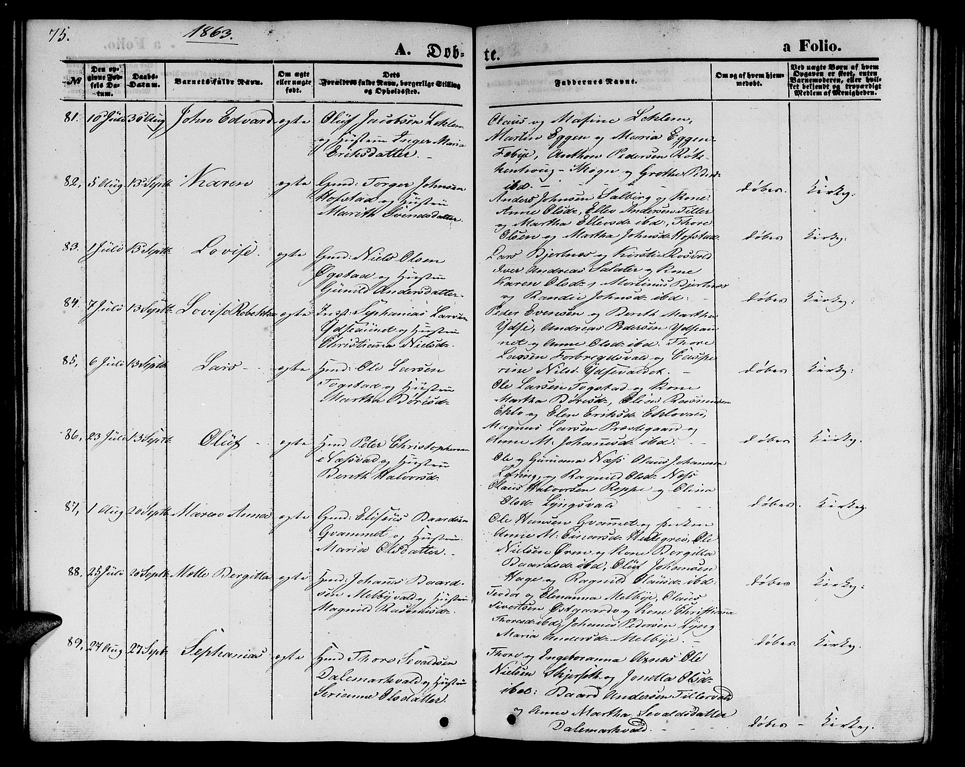 Ministerialprotokoller, klokkerbøker og fødselsregistre - Nord-Trøndelag, AV/SAT-A-1458/723/L0254: Parish register (copy) no. 723C02, 1858-1868, p. 75