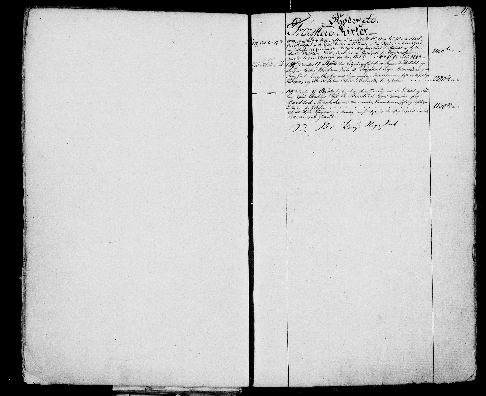 Heggen og Frøland sorenskriveri I, SAO/A-11556/G/Ga/L0005: Mortgage register no. 5, 1807-1857, p. 11