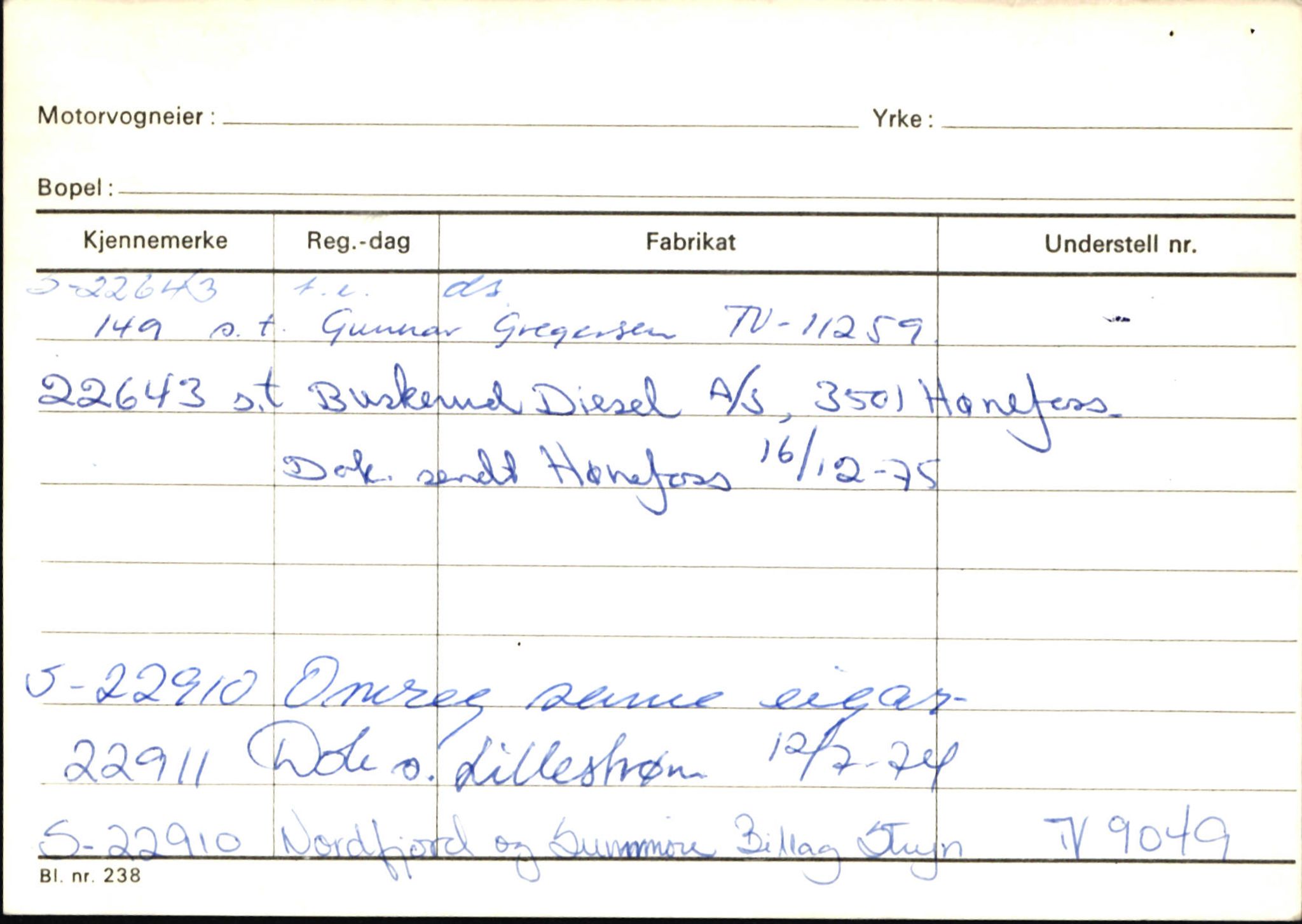 Statens vegvesen, Sogn og Fjordane vegkontor, AV/SAB-A-5301/4/F/L0146: Registerkort Årdal R-Å samt diverse kort, 1945-1975, p. 1488