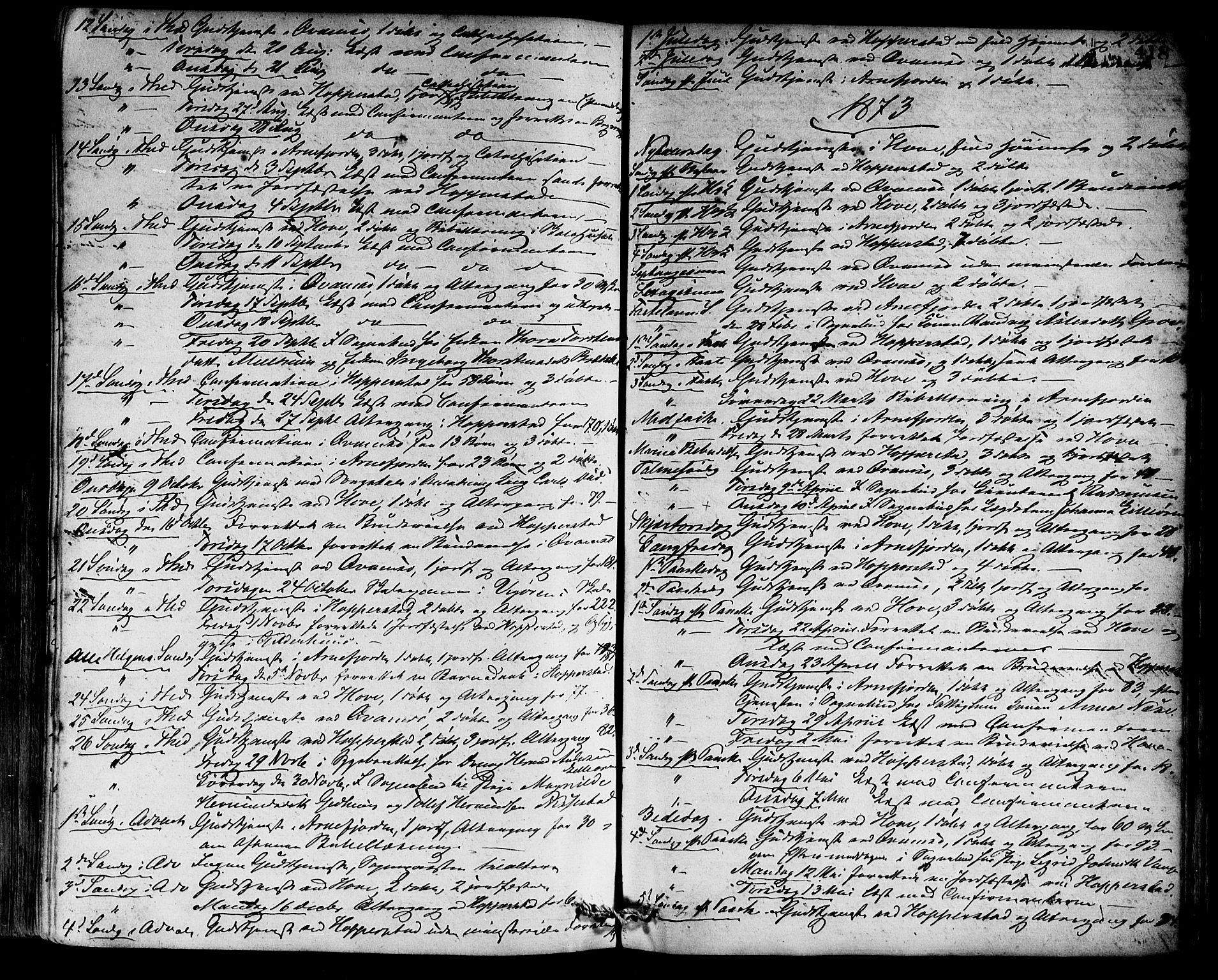 Vik sokneprestembete, AV/SAB-A-81501/H/Haa/Haaa/L0009: Parish register (official) no. A 9, 1866-1877, p. 418