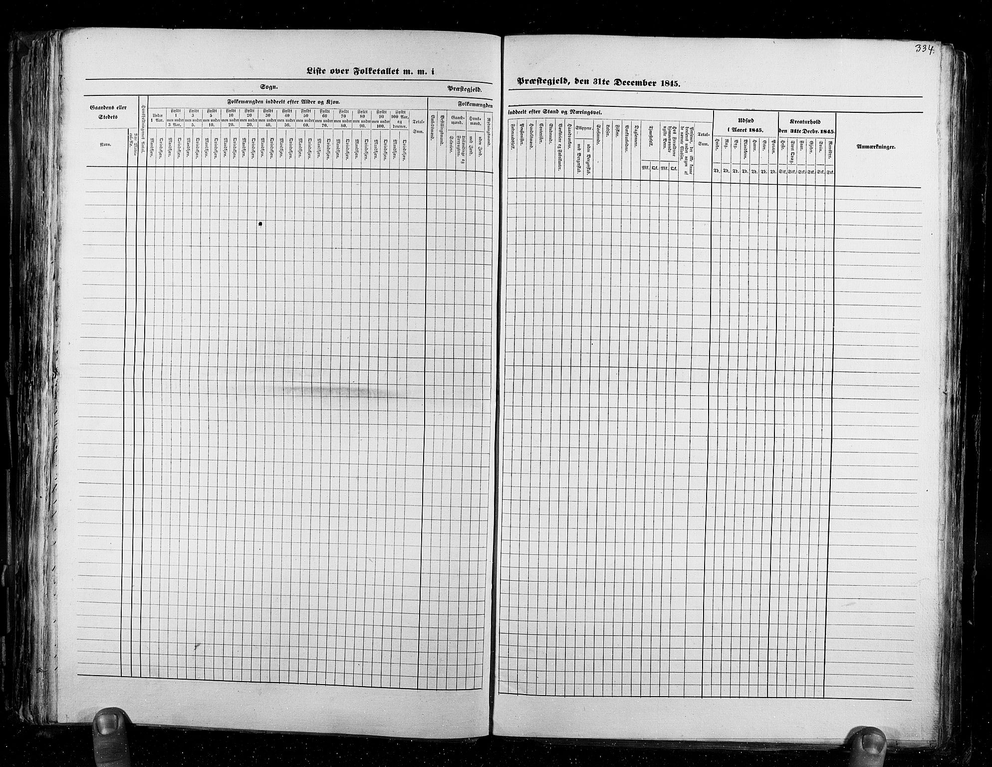 RA, Census 1845, vol. 2: Smålenenes amt og Akershus amt, 1845, p. 334