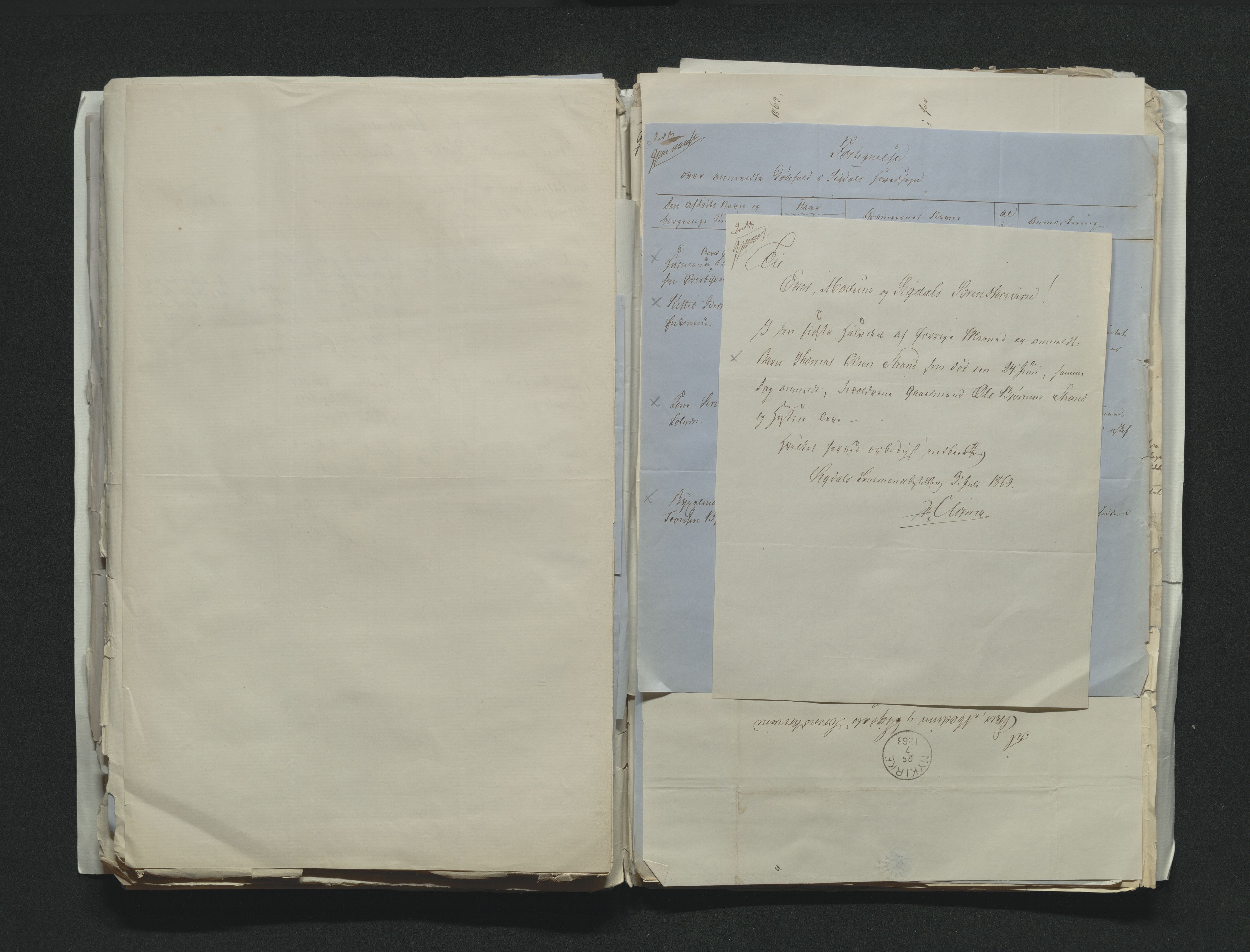 Eiker, Modum og Sigdal sorenskriveri, AV/SAKO-A-123/H/Ha/Hab/L0011: Dødsfallsmeldinger, 1862-1865, p. 276