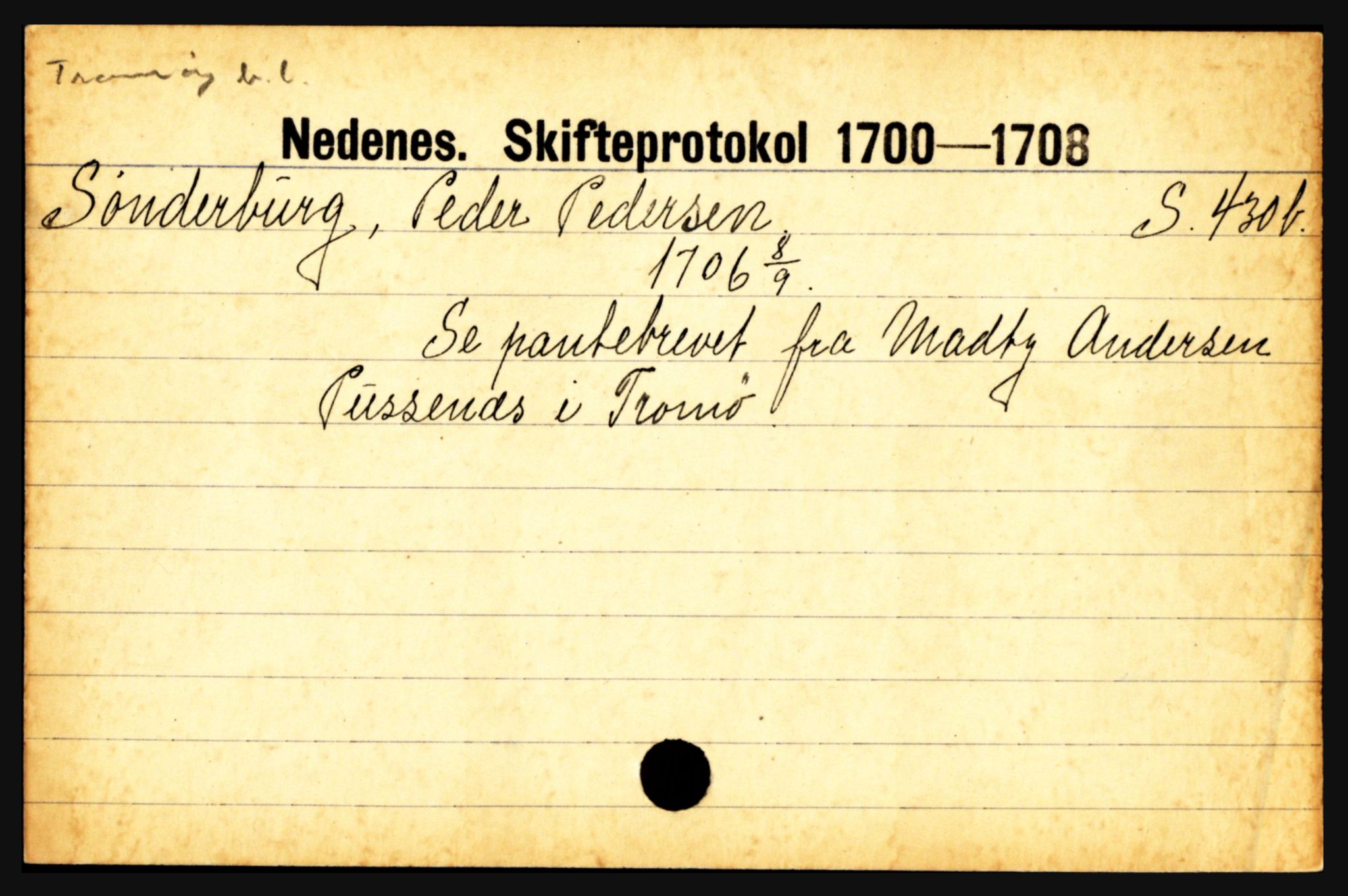 Nedenes sorenskriveri før 1824, AV/SAK-1221-0007/H, p. 29793