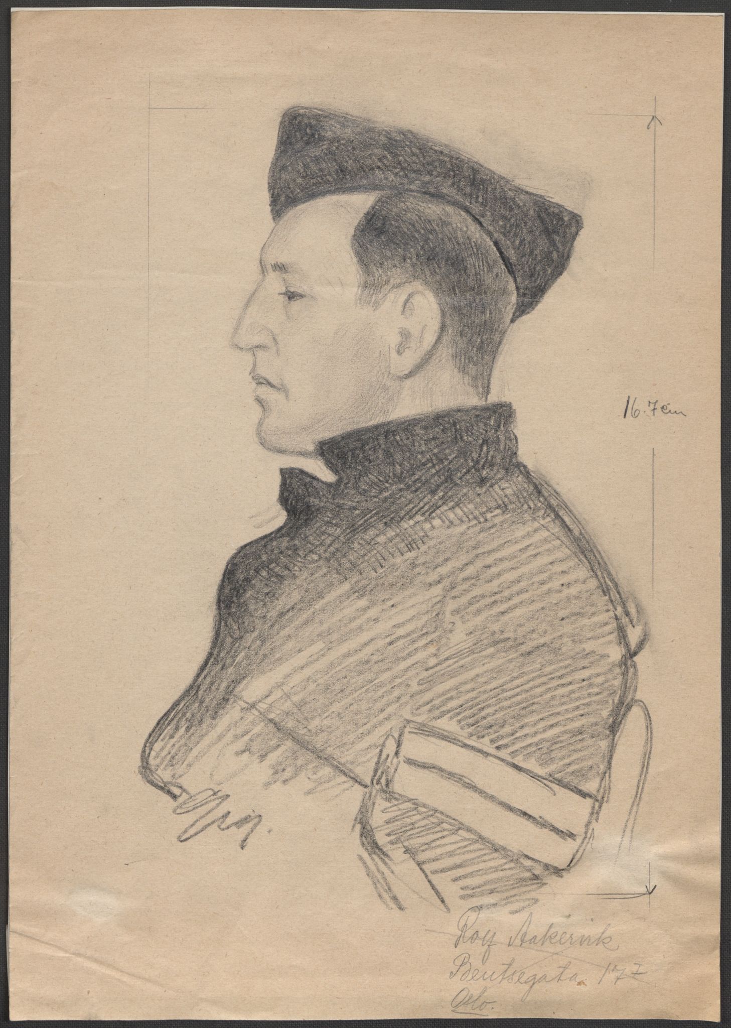 Grøgaard, Joachim, AV/RA-PA-1773/F/L0002: Tegninger og tekster, 1942-1945, p. 120